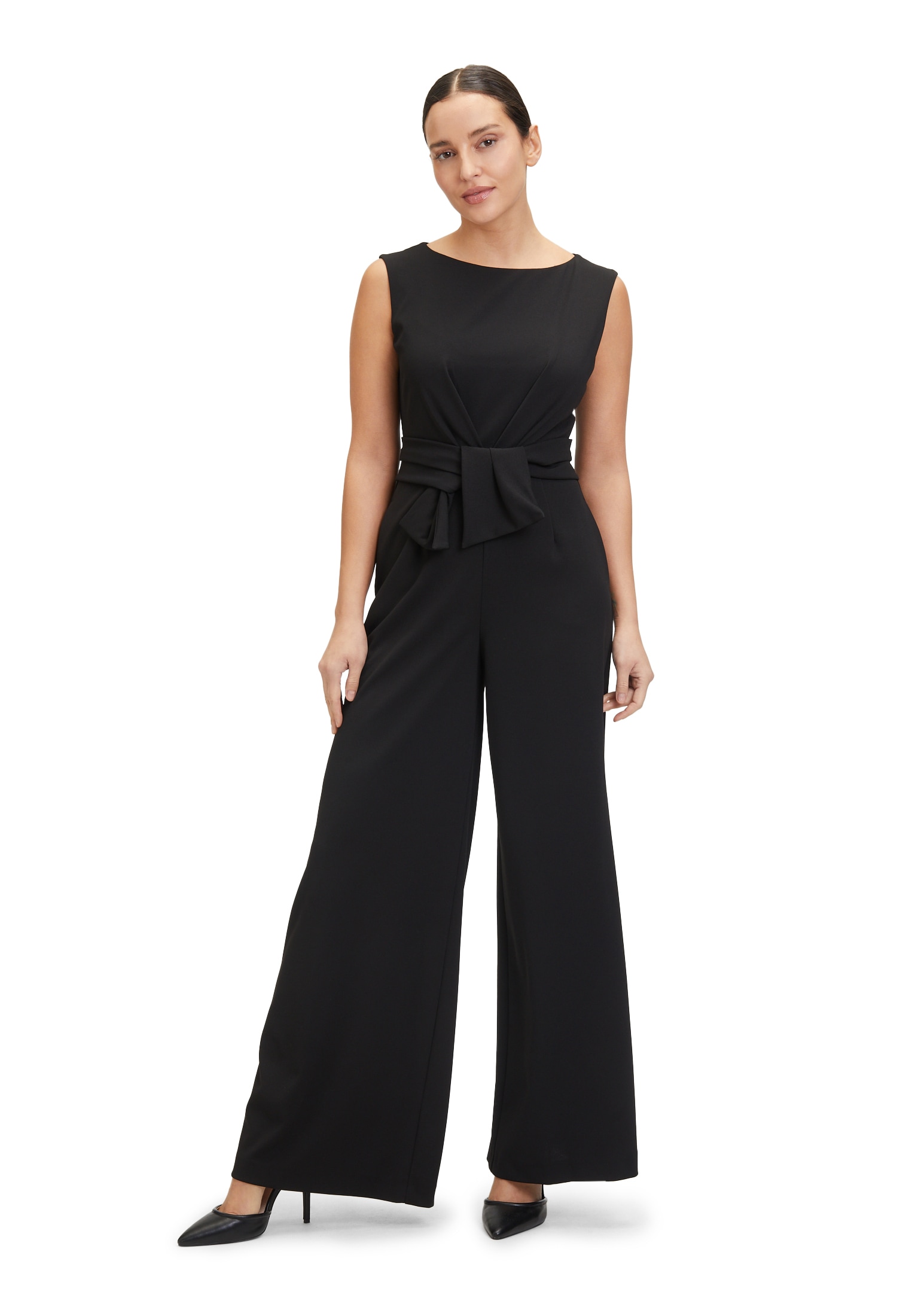 Overall »Vera Mont Jumpsuit mit weitem Bein«, (1 tlg.), Bunddetail