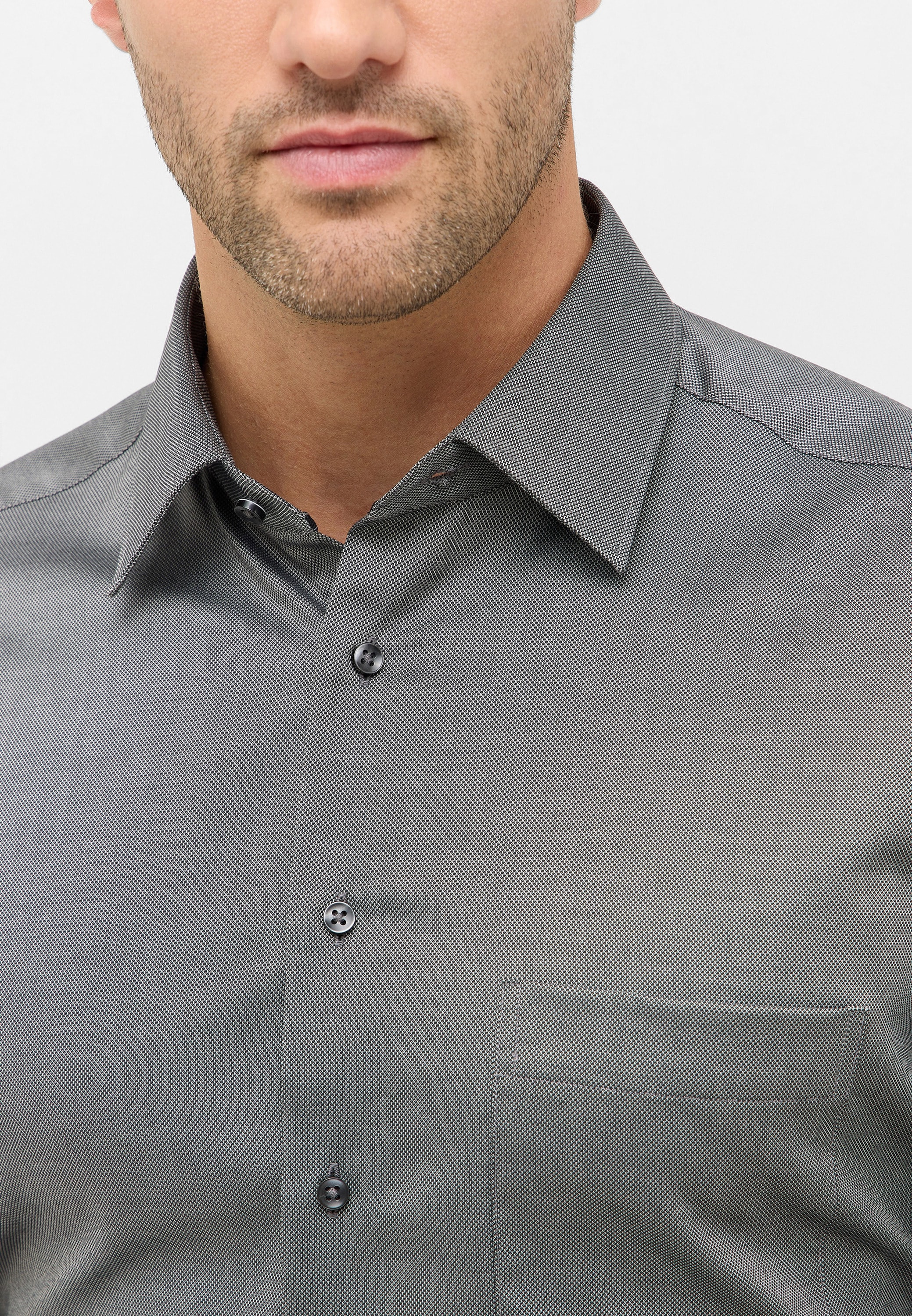 Eterna Langarmhemd »MODERN FIT« NON IRON (bügelfrei)