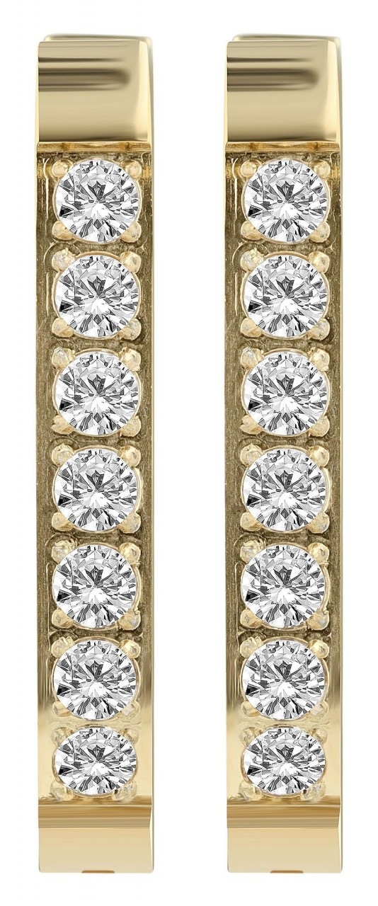 Adelia´s Paar Creolen »Damen Creolen aus poliertem Edelstahl«