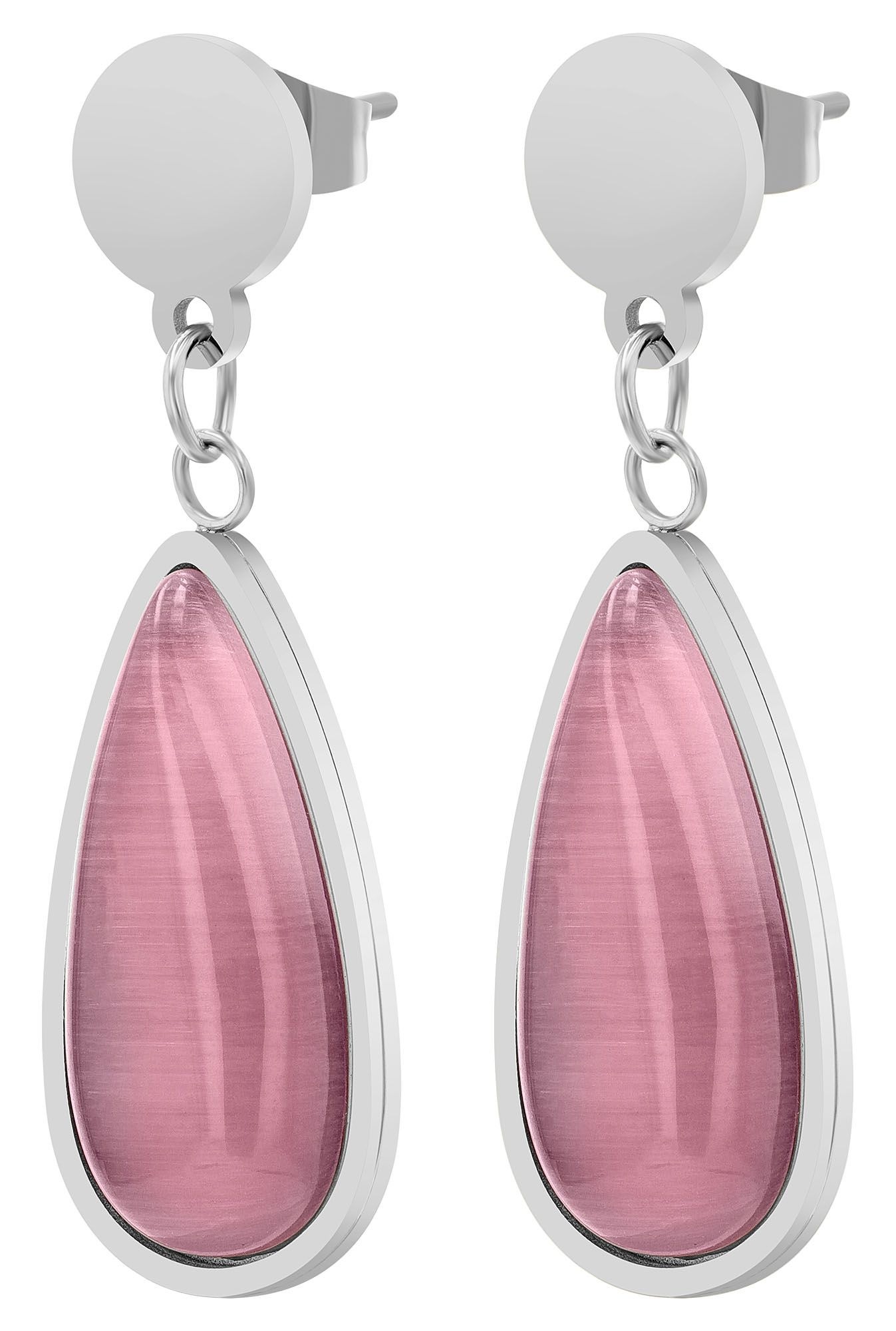 Kette ohne Anhänger ADELIA´S "Damen Halskette mit Anhänger – aus Edelstahl", silber, Halsketten, Damen, 45cm, Edelstahl, Ideal als Geschenk – dezent und elegant 2