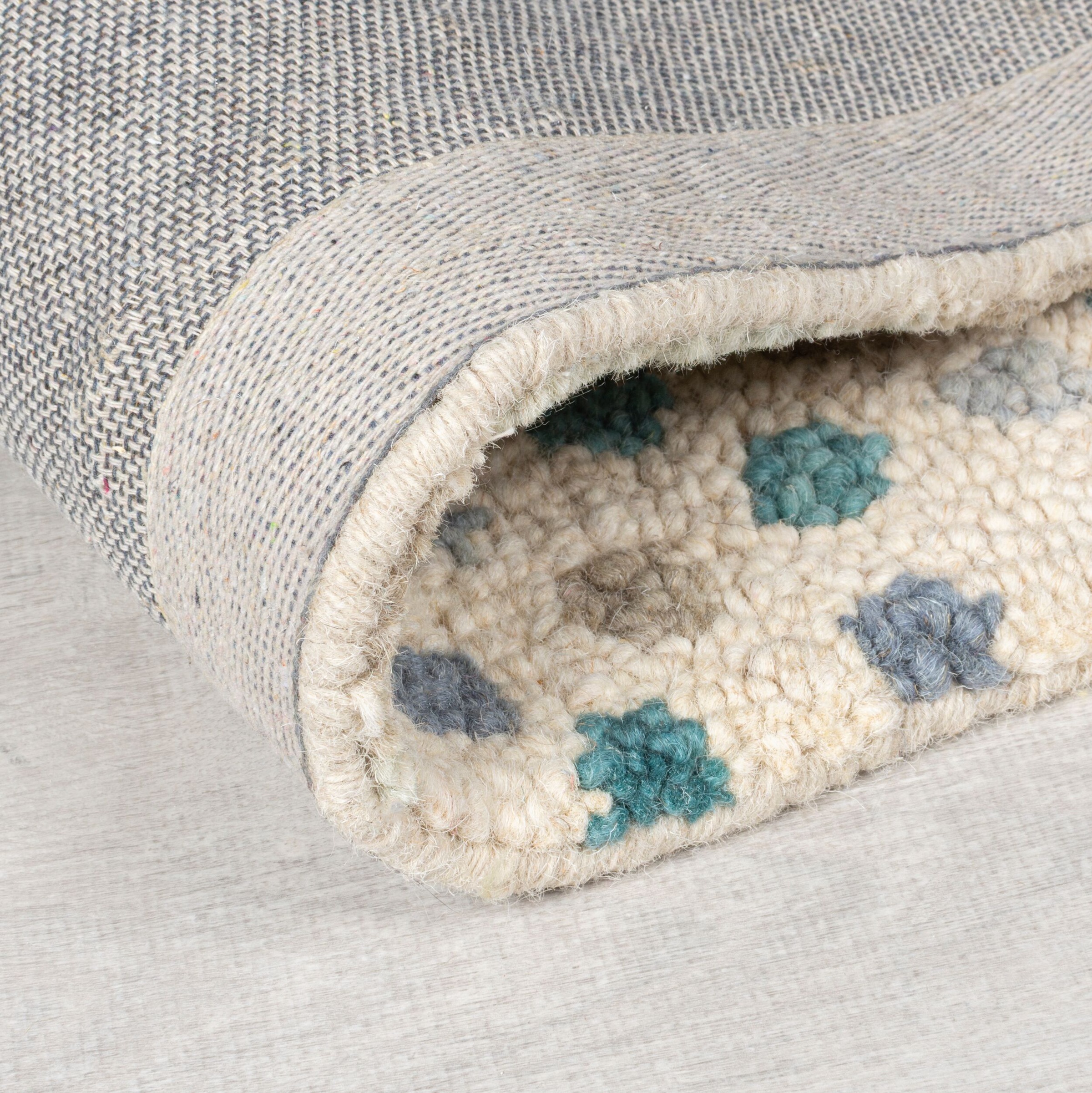 FLAIR RUGS Wollteppich »Eloise Patchwork«, rechteckig, 8 mm Höhe