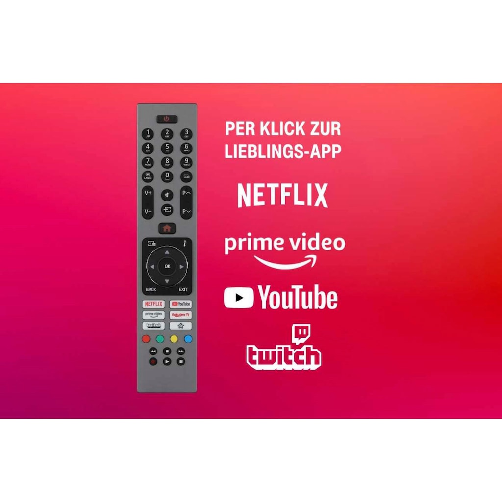 Telefunken LED-Fernseher »D70V850M5CWH«, 177 cm/70 Zoll, 4K Ultra HD, Smart-TV