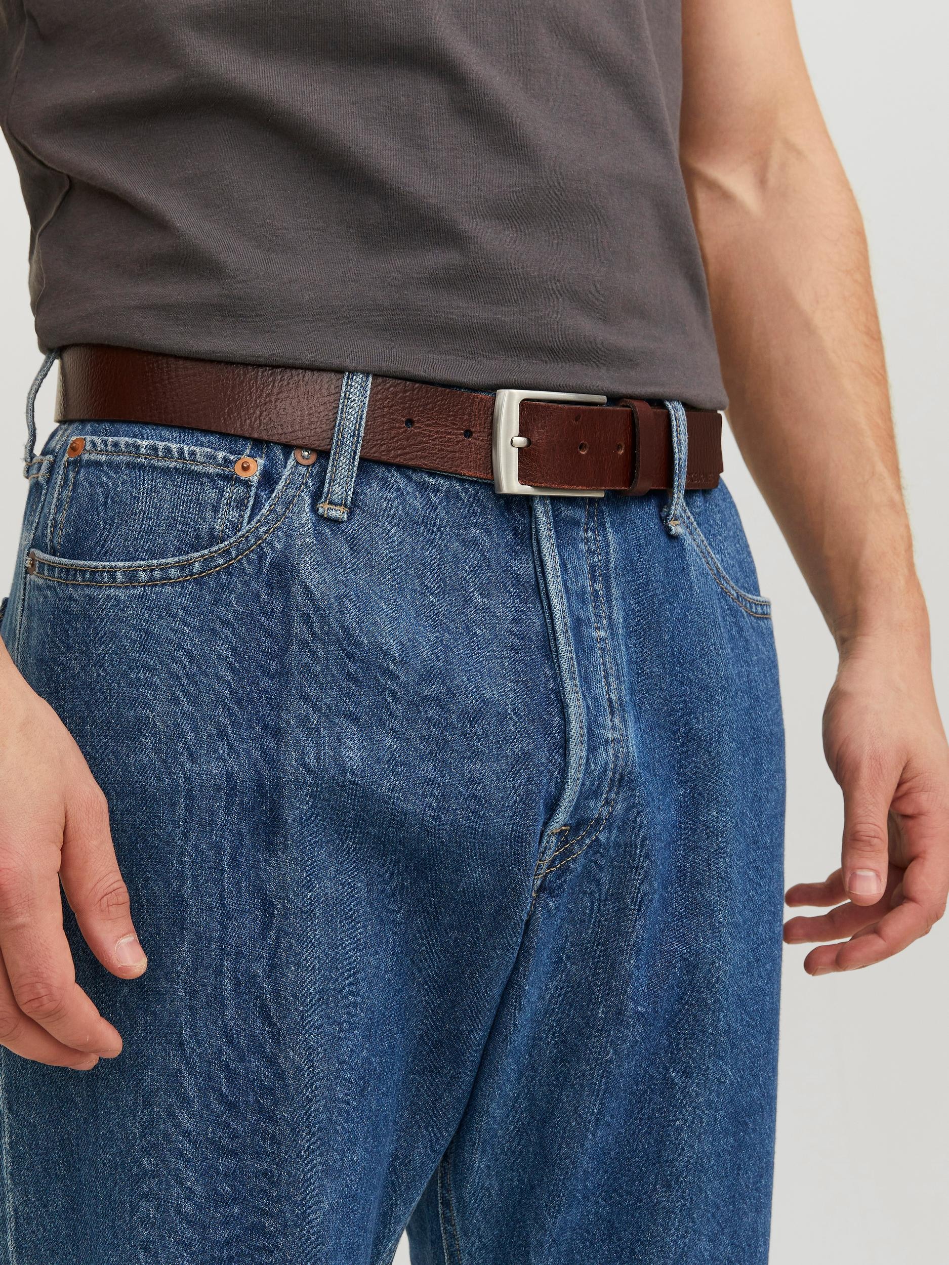 Jack & Jones Ledergürtel "JACSTOCKHOLM LEATHER BELT NOOS" günstig online kaufen