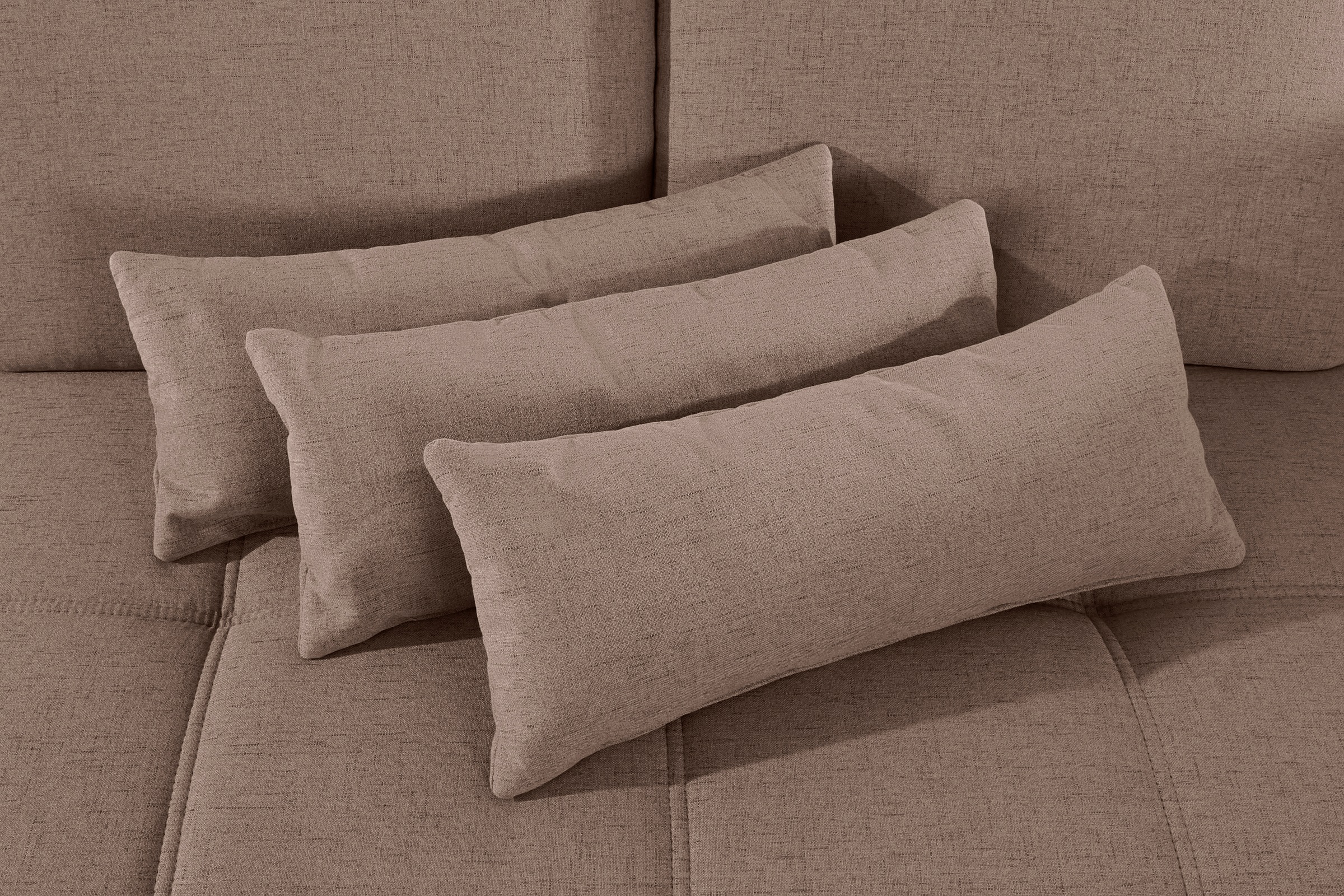 Places of Style Wohnlandschaft »Costello U-Form, mit Sitztiefenverstellung, Armteilverstellung und«, 3 Nierenkissen, optional Bettfunktion und Bettkasten