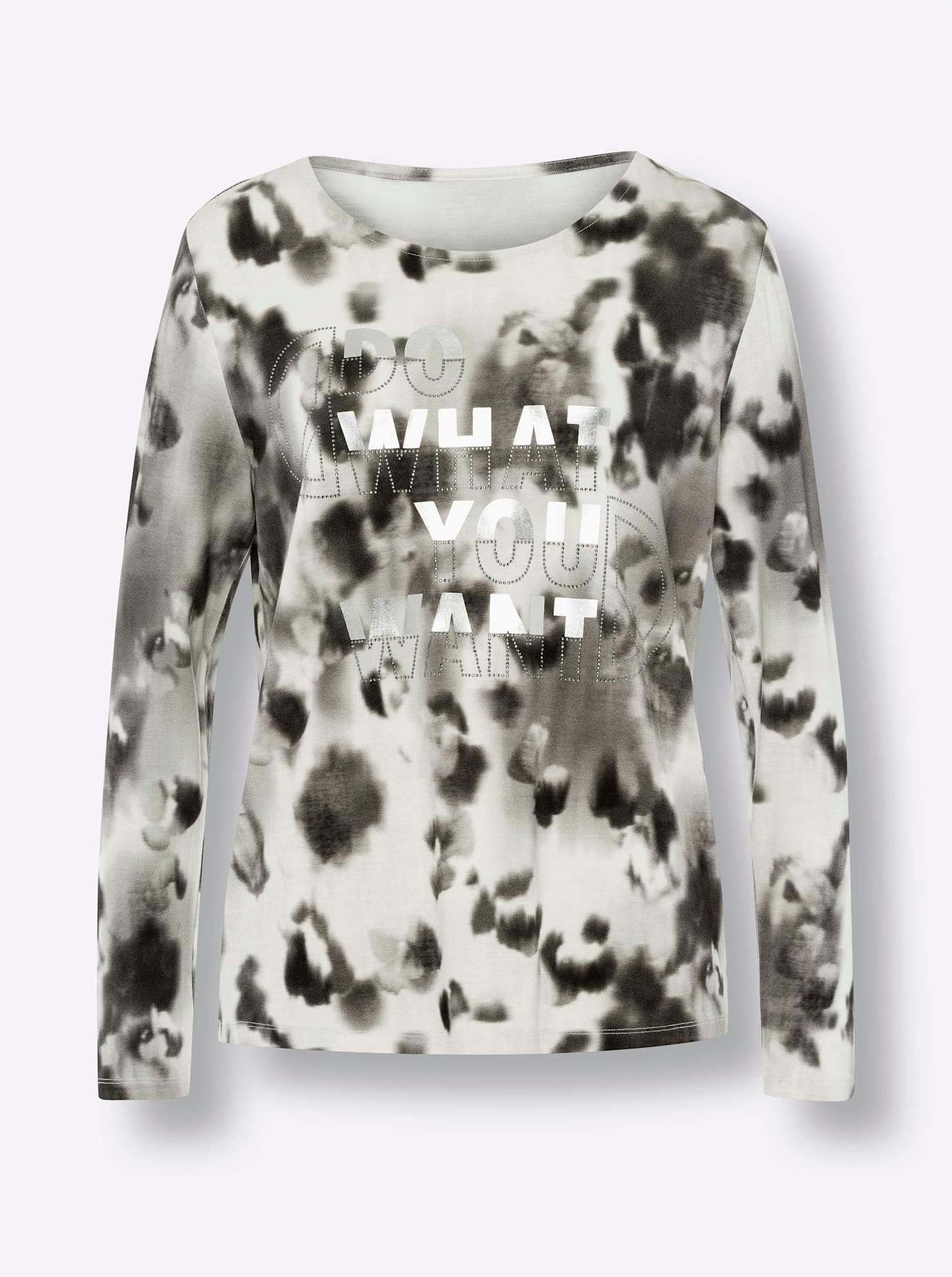 heine Langarmshirt »Druck-Shirt«, (1 tlg.)
