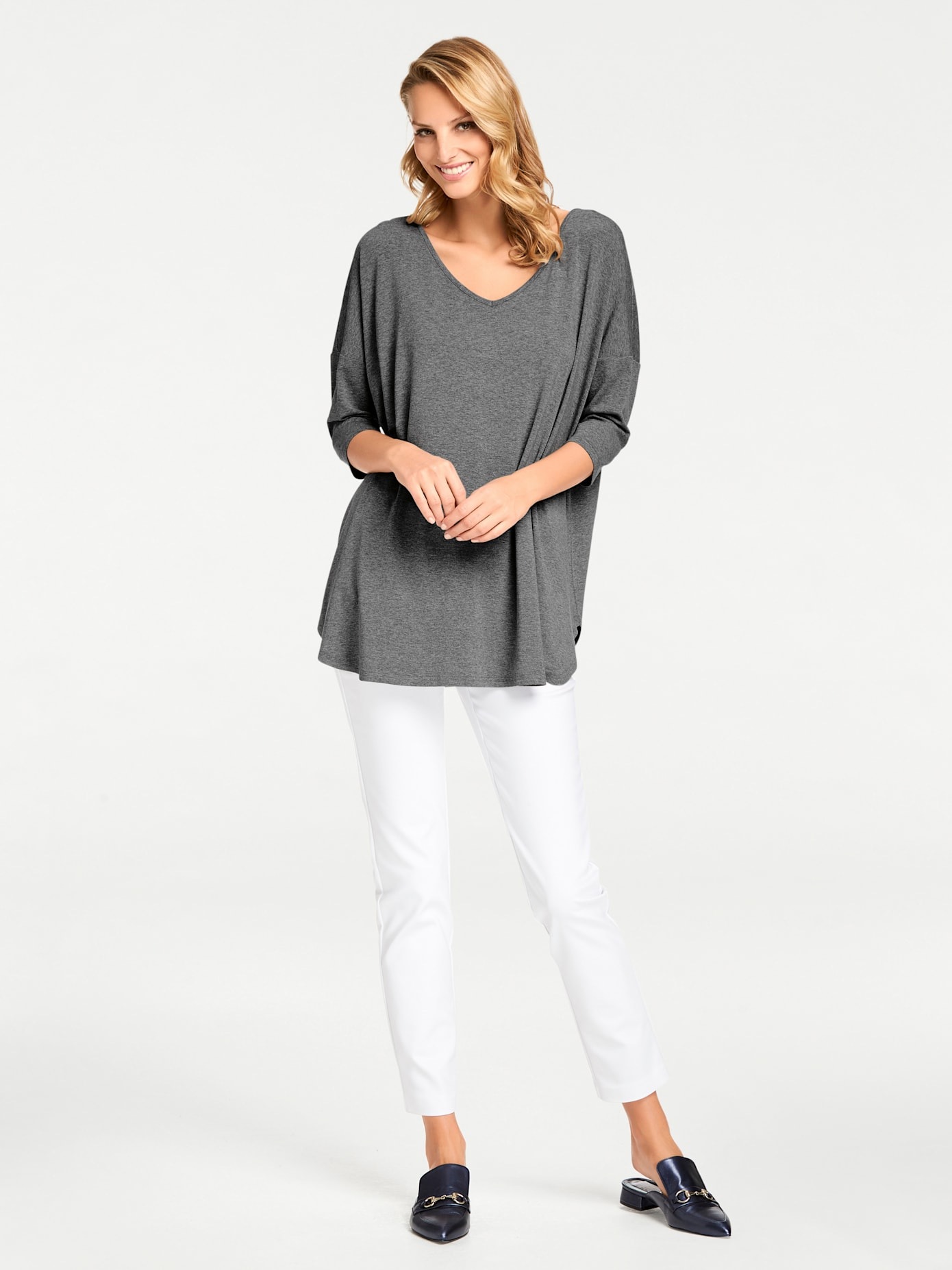 LINEA TESINI by heine Oversize-Shirt "Oversized Shirt", (1 tlg.) günstig online kaufen