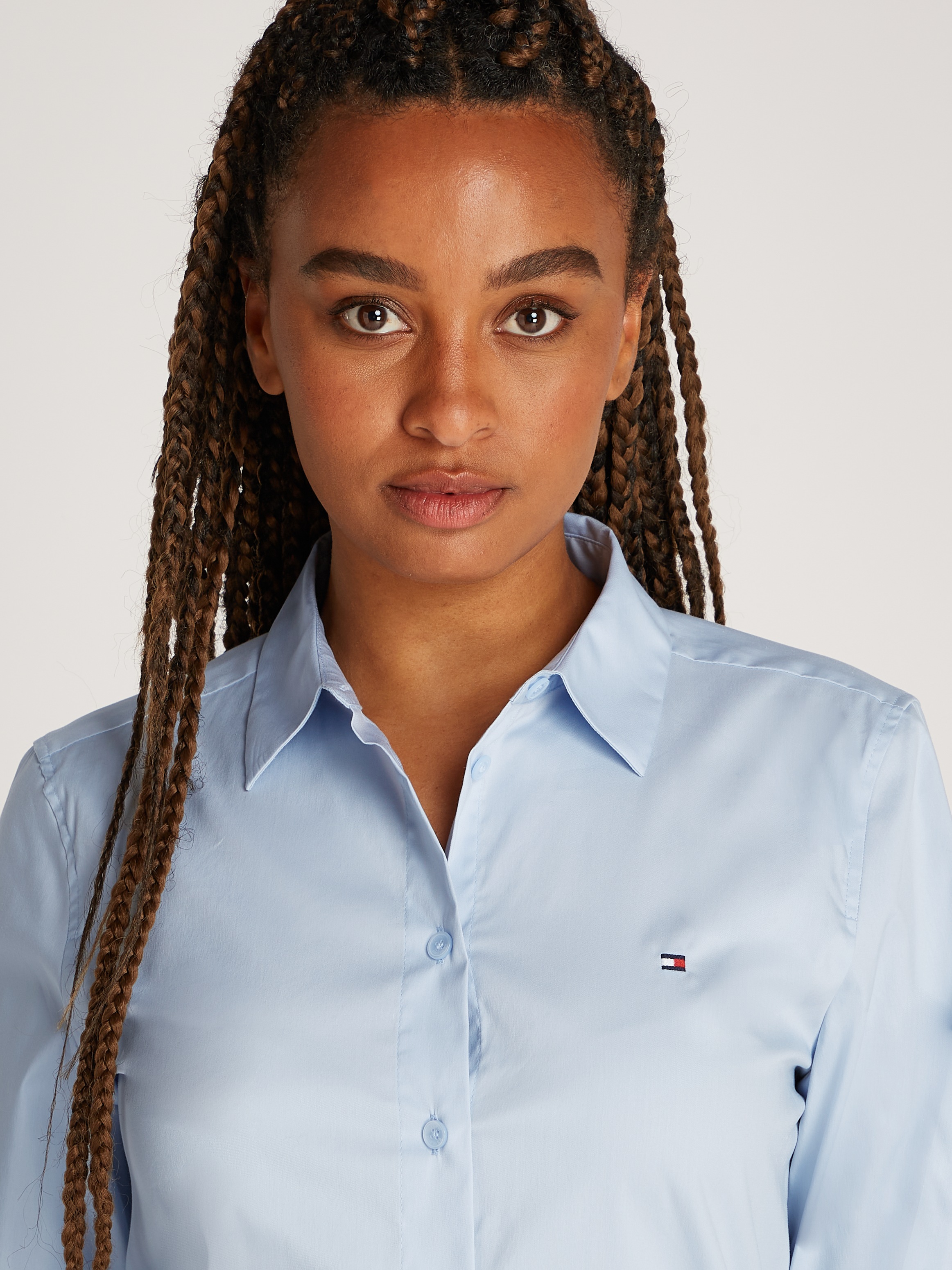 Tommy Hilfiger Hemdbluse »ESS POPLIN REGULAR SHIRT«, im klassischen Stil