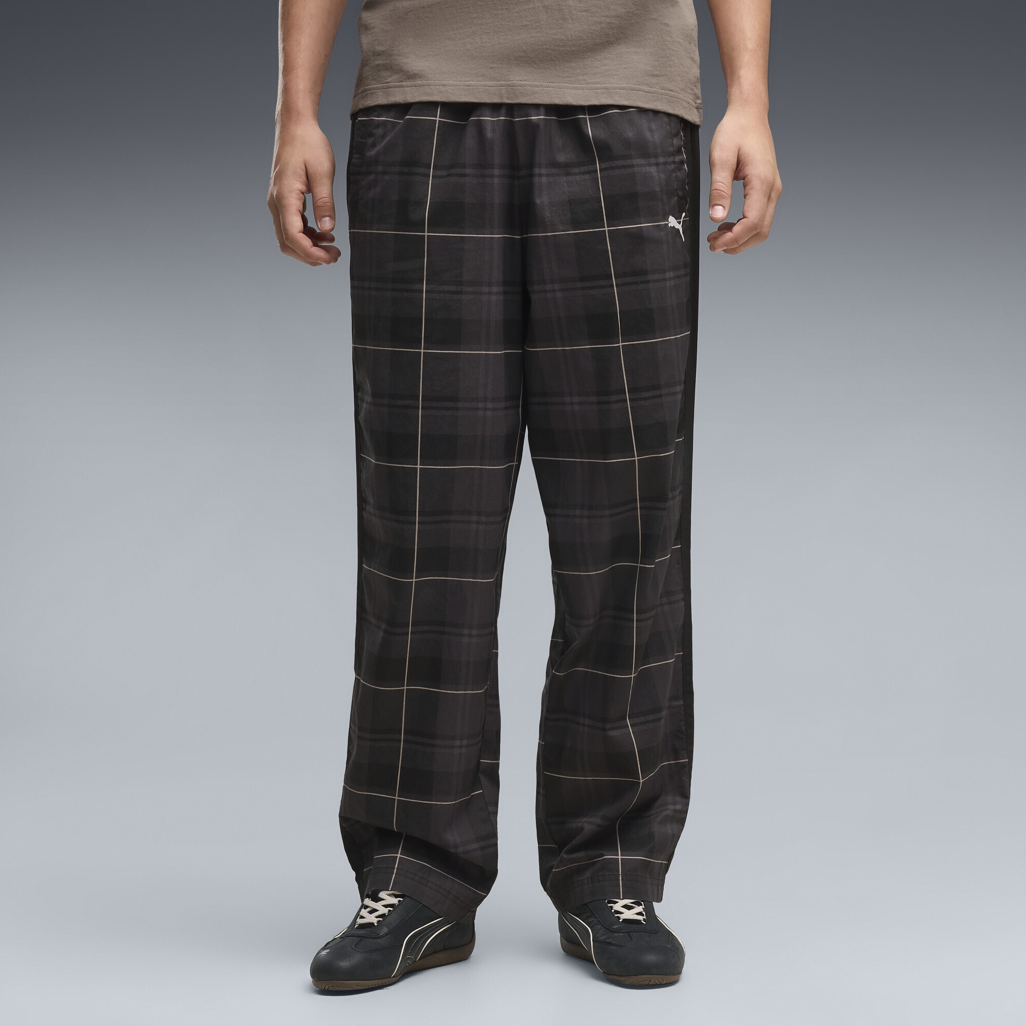 PUMA Sporthose »T7 Relaxed Tartan Trainingshose Herren«