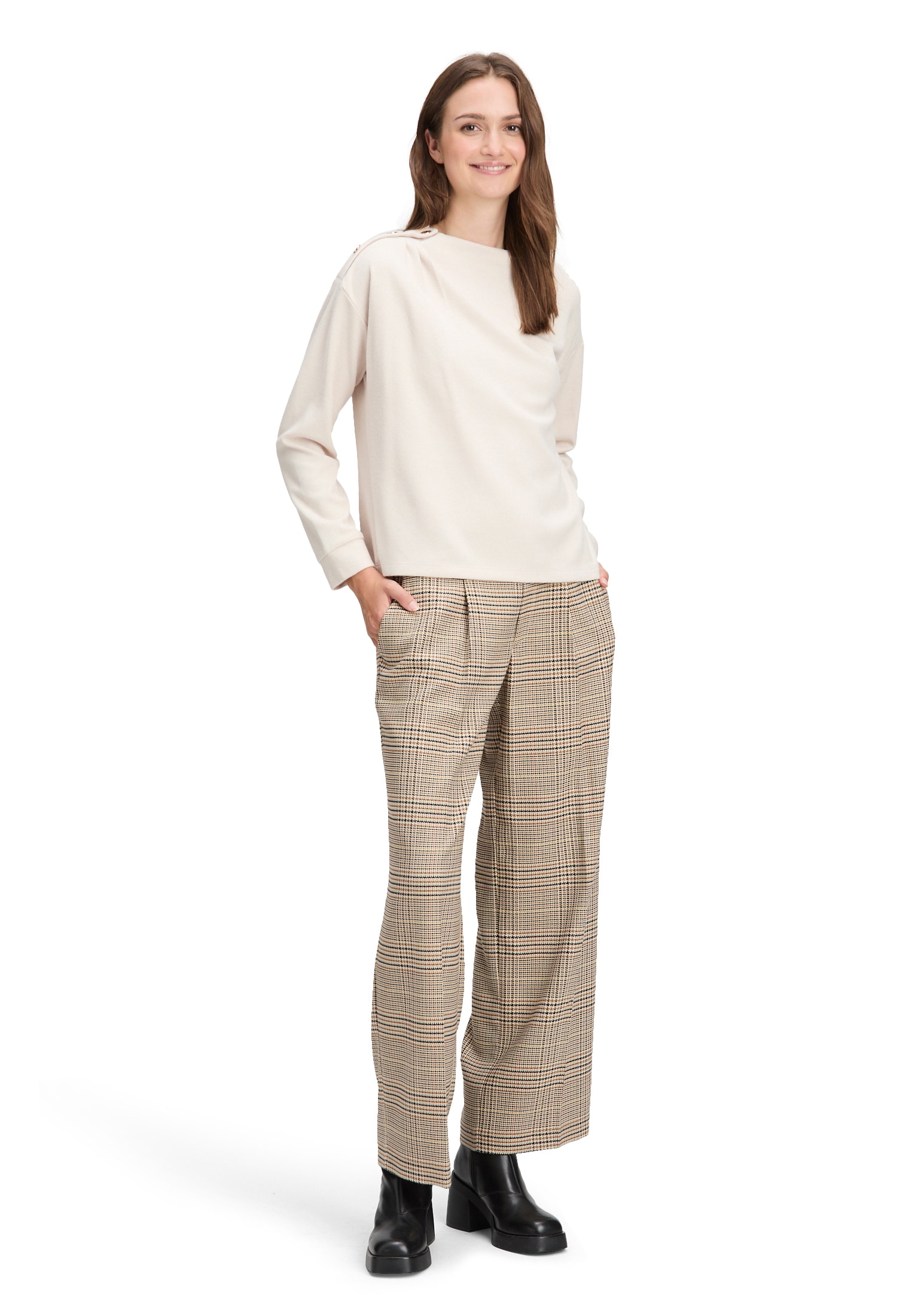 Cartoon Sweatshirt »Damen mit Kragen«
