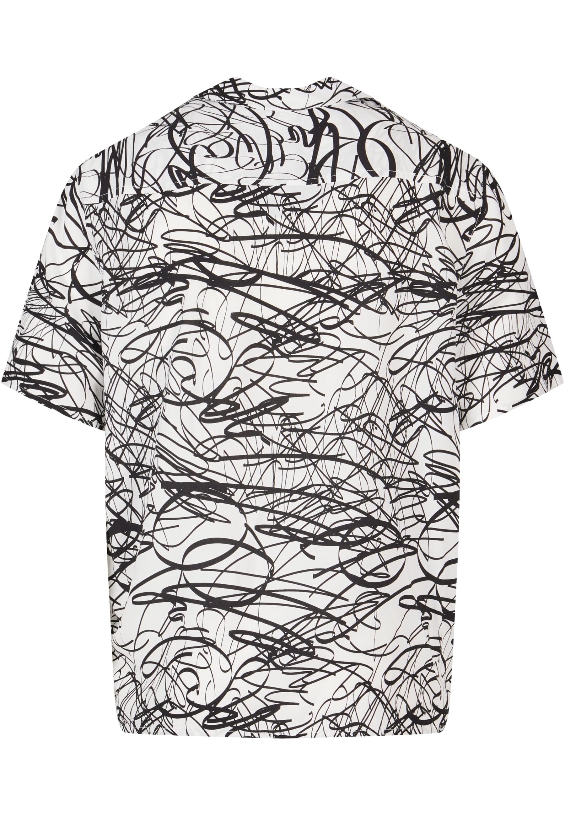URBAN CLASSICS Kurzarmhemd »Urban Classics Herren Viscose AOP Resort Shirt«, (1 tlg.)