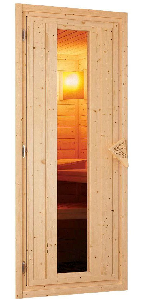 Karibu Sauna »Vada«, 9 KW-Ofen mit externer Steuerung