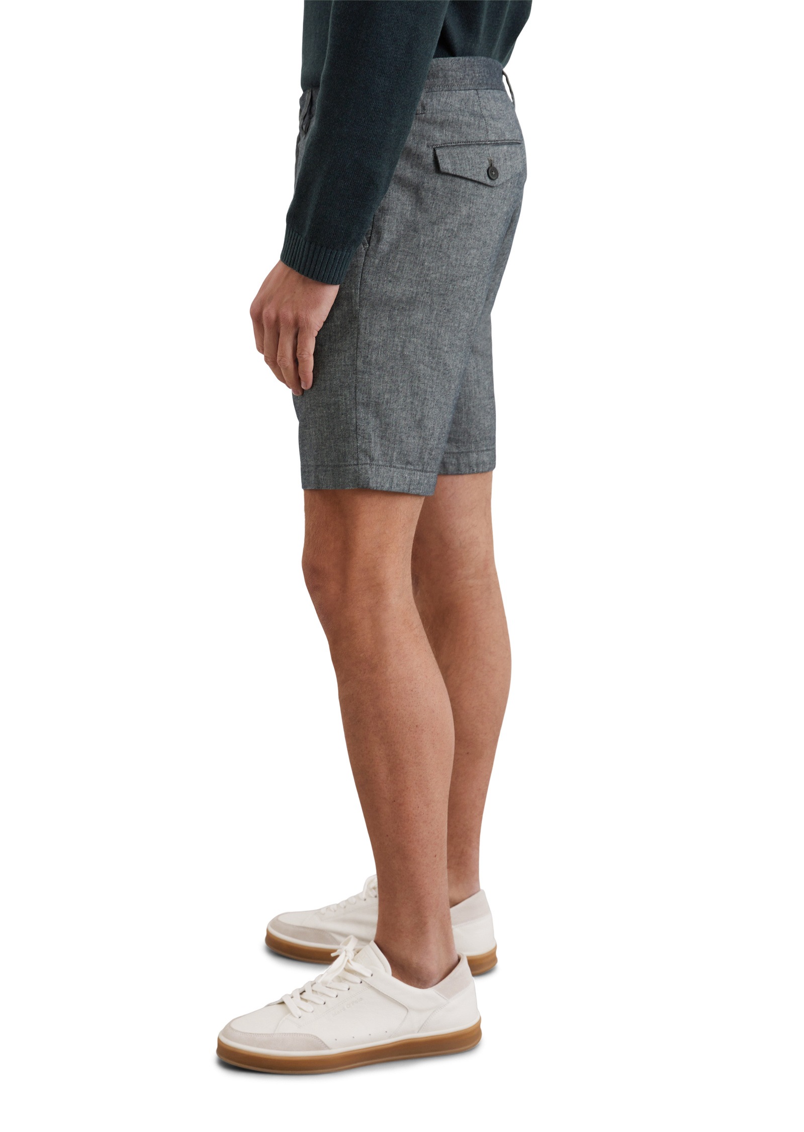 Marc OPolo Shorts "aus Bio-Baumwoll-Leinen-Mix" günstig online kaufen