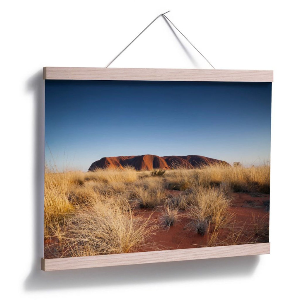 Wall-Art Poster »Ayers Rock Sonnenuntergang«, Australien, (1 St.)