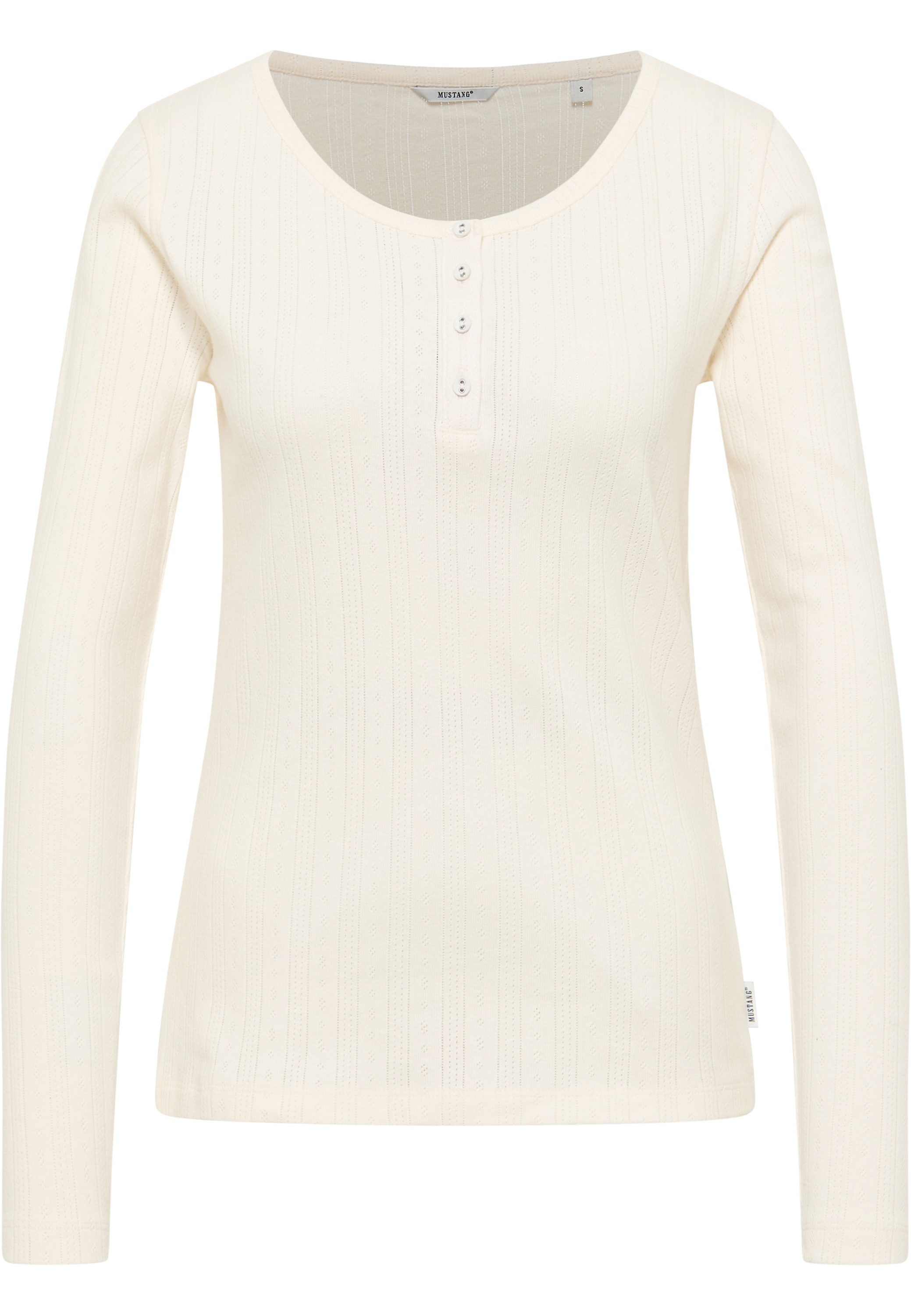 MUSTANG Langarmshirt "Damen Style Hope" günstig online kaufen