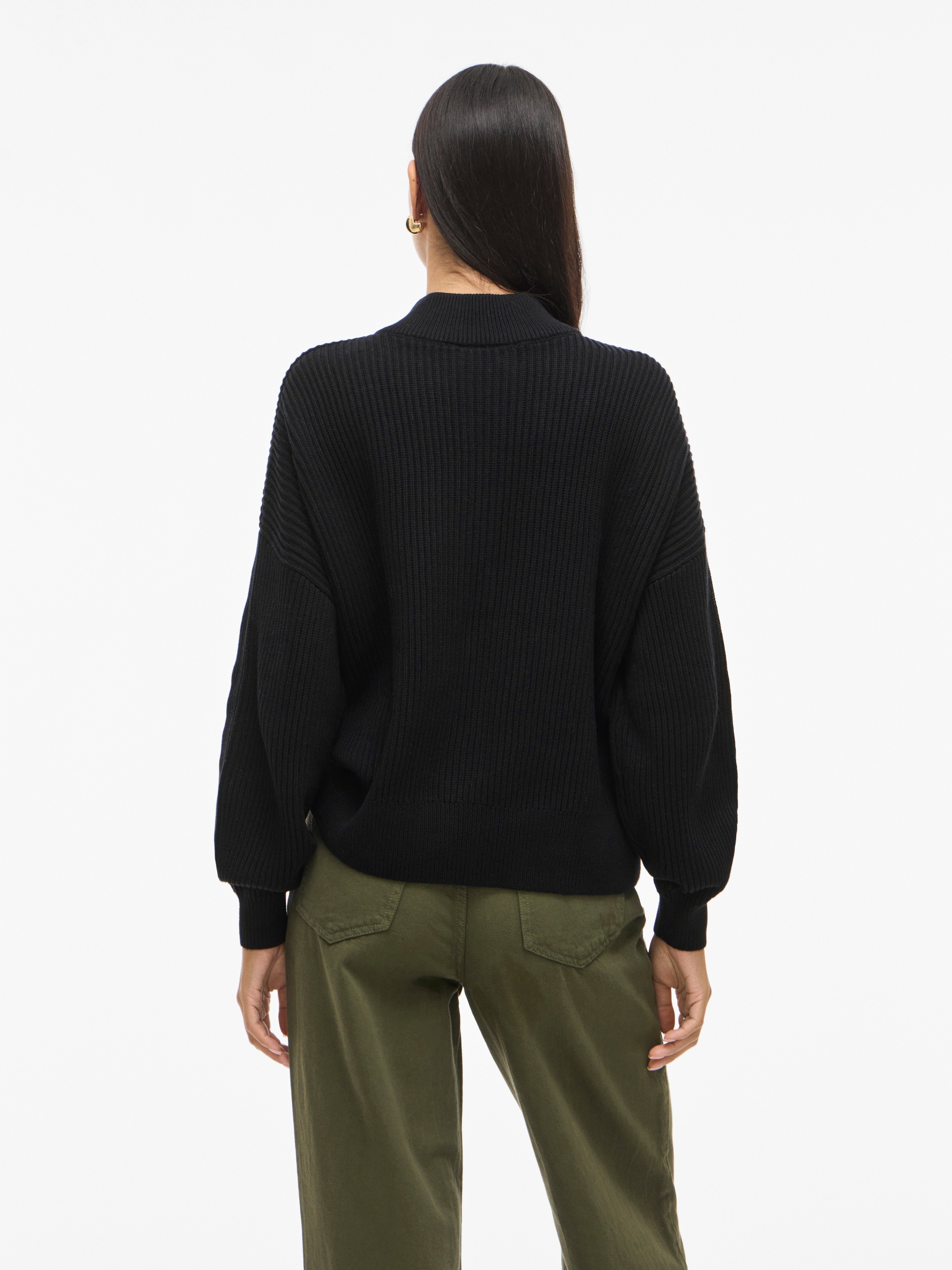 Vila Stehkragenpullover "VICHING CREW NECK L/S KNIT TOP - NOOS" günstig online kaufen