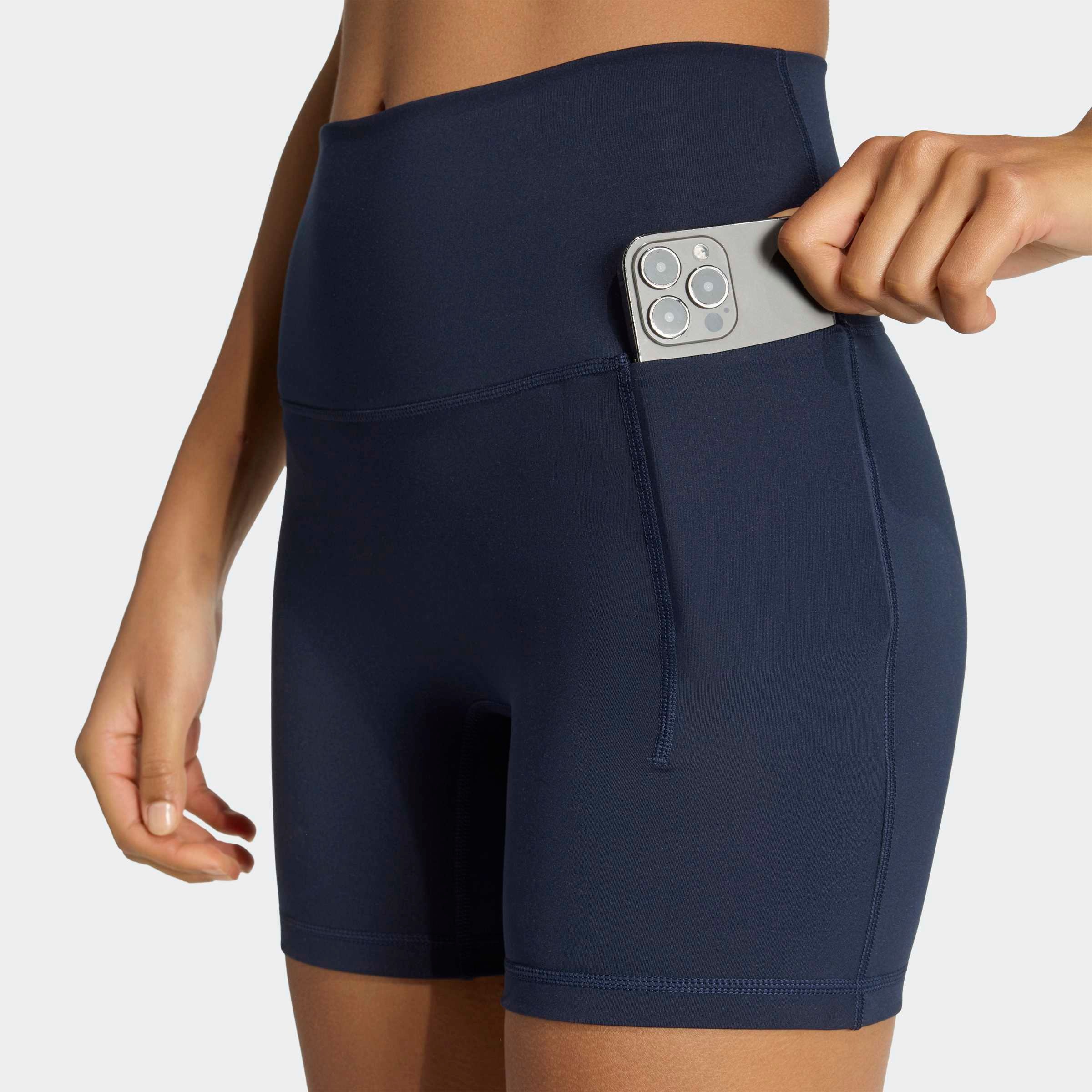 adidas Performance Shorts "3-STREIFEN STUDIO ALL ME BOOTY LEGGINGS, KURZ"