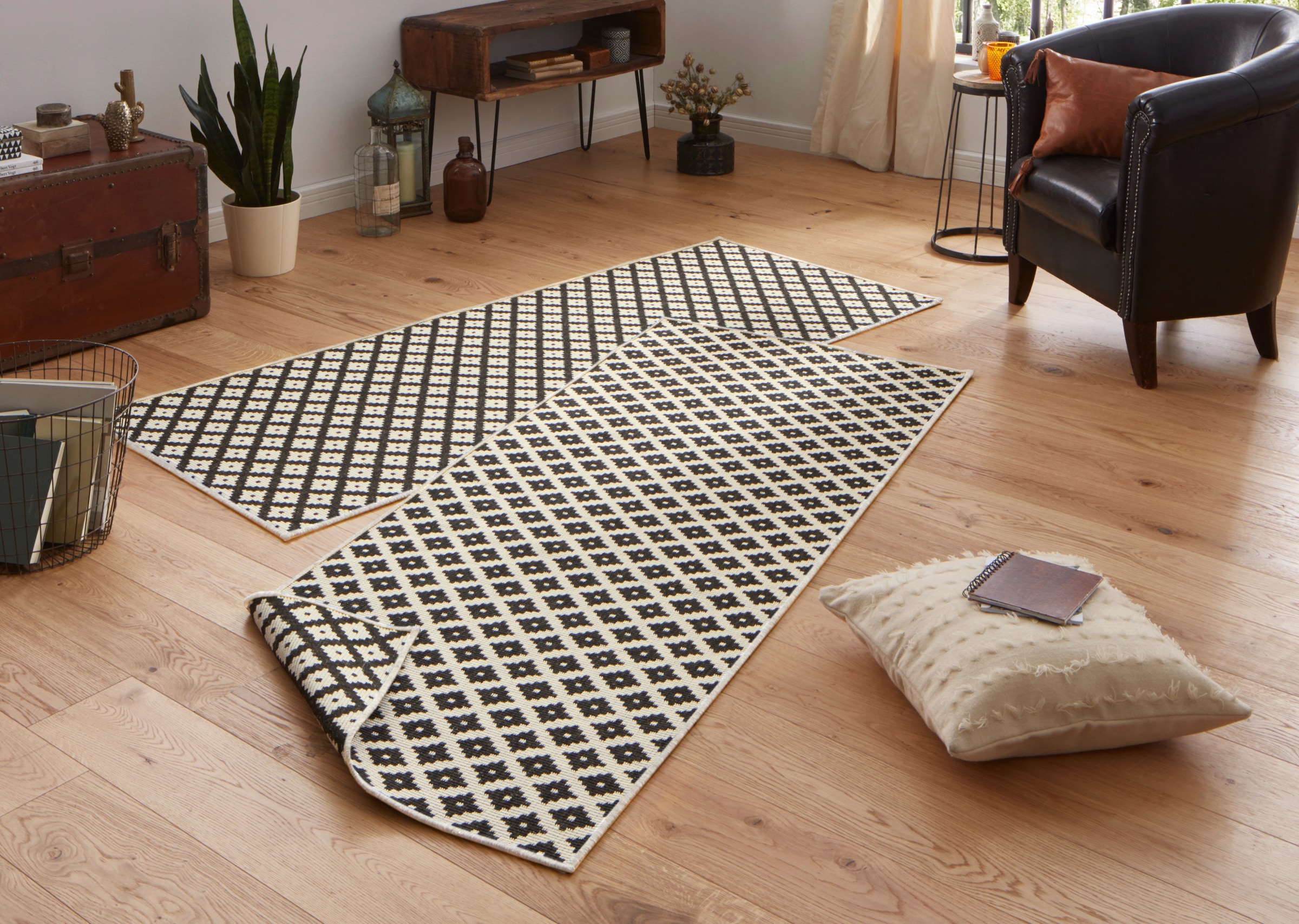 HANSE Home Teppich "Nizza Wendeteppich" rechteckig 5 mm Höhe In-& Outdoor, günstig online kaufen