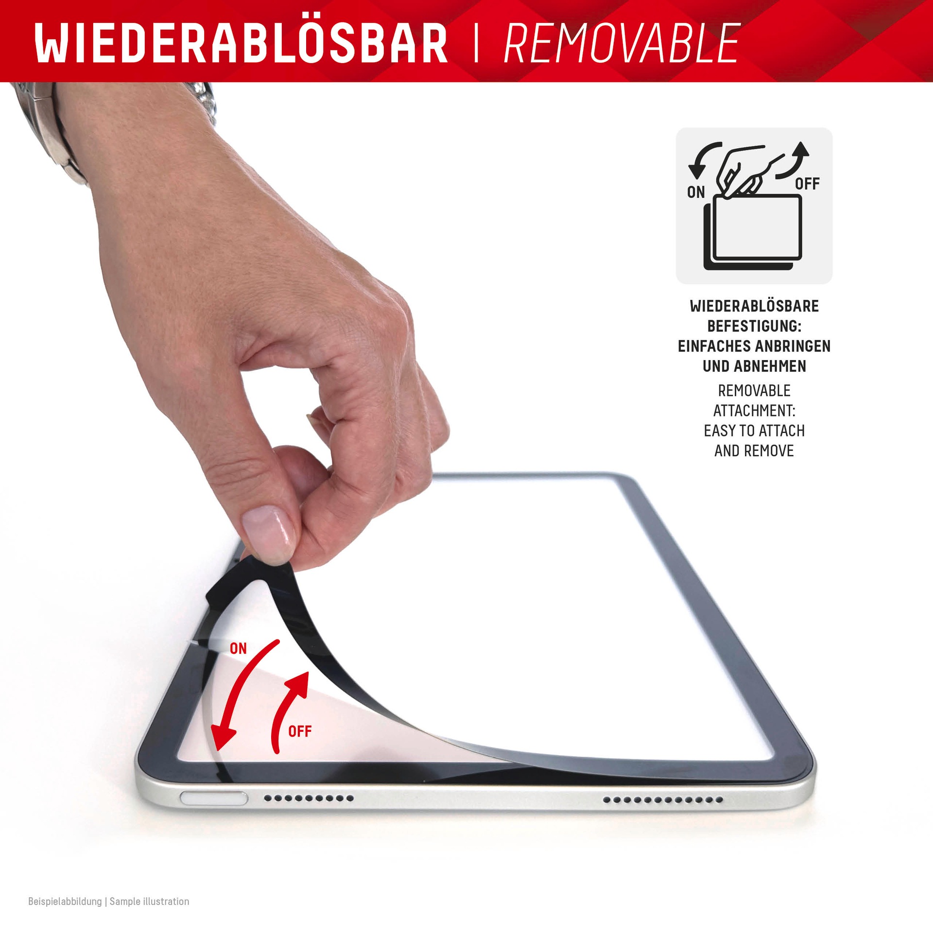 Displex Displayschutzglas »Tablet PaperSense« für Apple iPad Pro 11 2024;Apple iPad Pro 11 2025 Schutzfolie, Bildschirmschutz, wiederablösbar