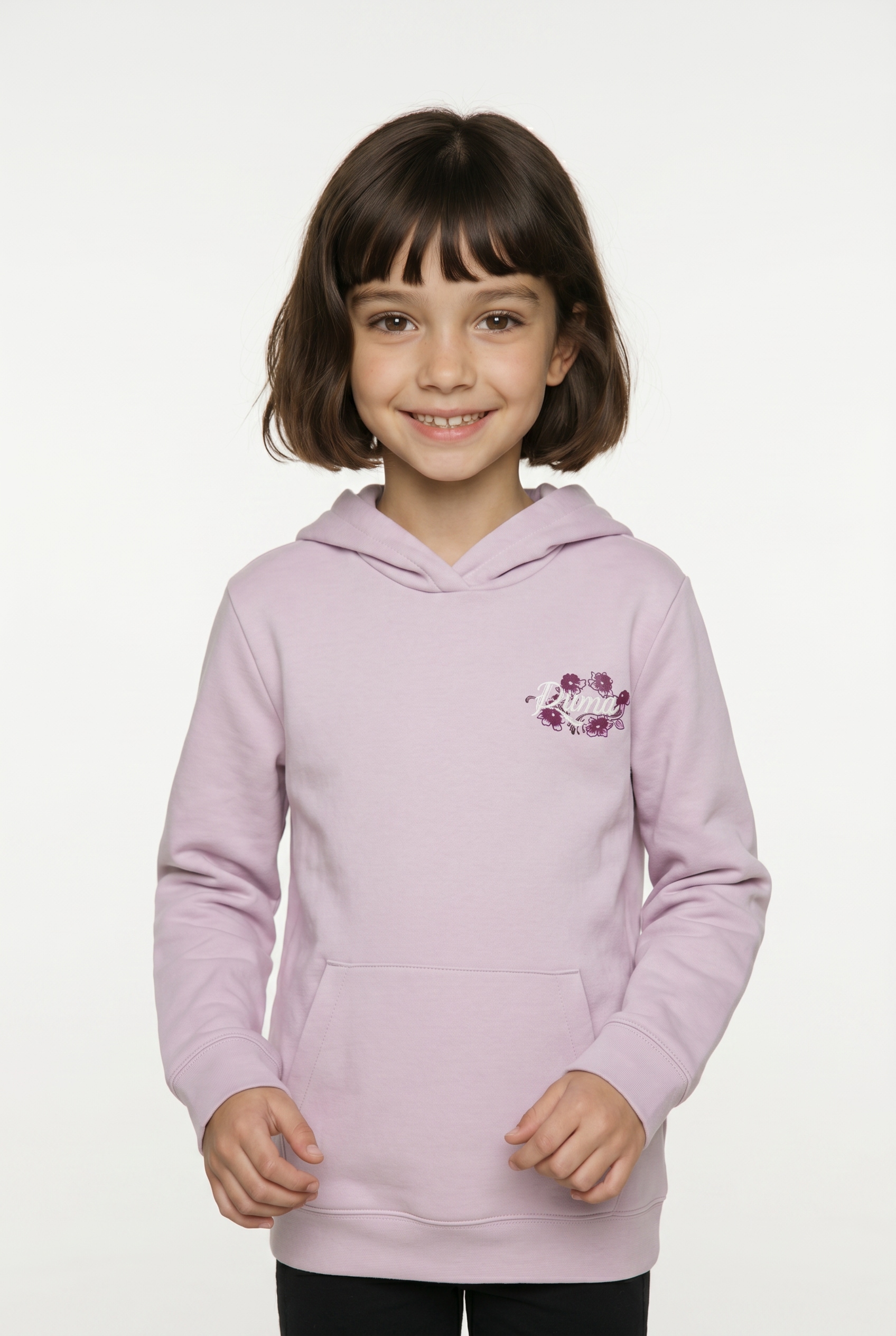 PUMA Kapuzensweatshirt "ESS NATURE 20 GRAPHIC HOODIE FL", mit Kapuze, Kängurutasche, Regular Fit, für Jugendliche
