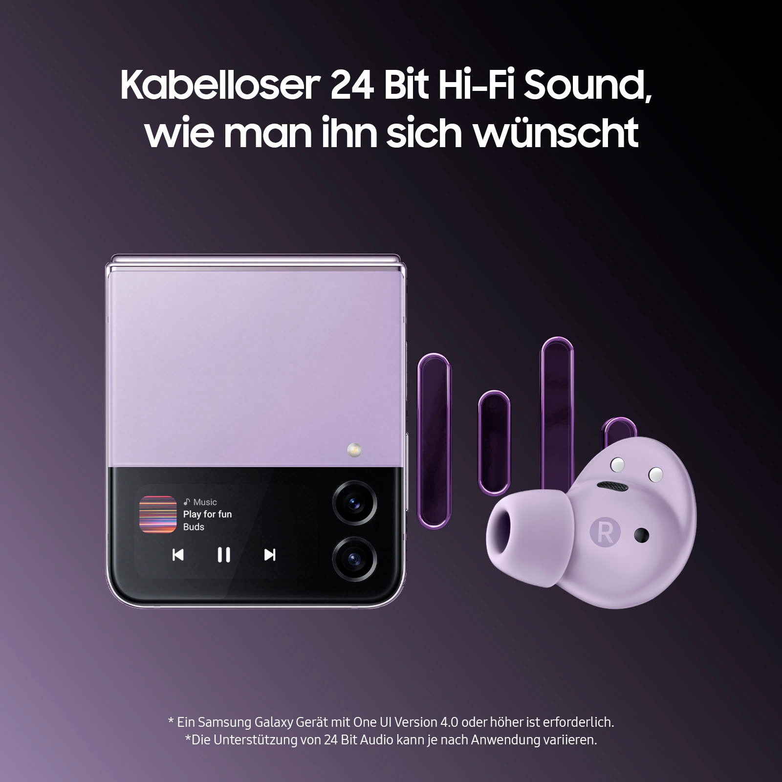 Samsung wireless In-Ear-Kopfhörer »Galaxy Buds2 Pro«, A2DP Bluetooth-AVRCP Bluetooth-HFP, Active Noise Cancelling (ANC)-Freisprechfunktion-Sprachsteuerung