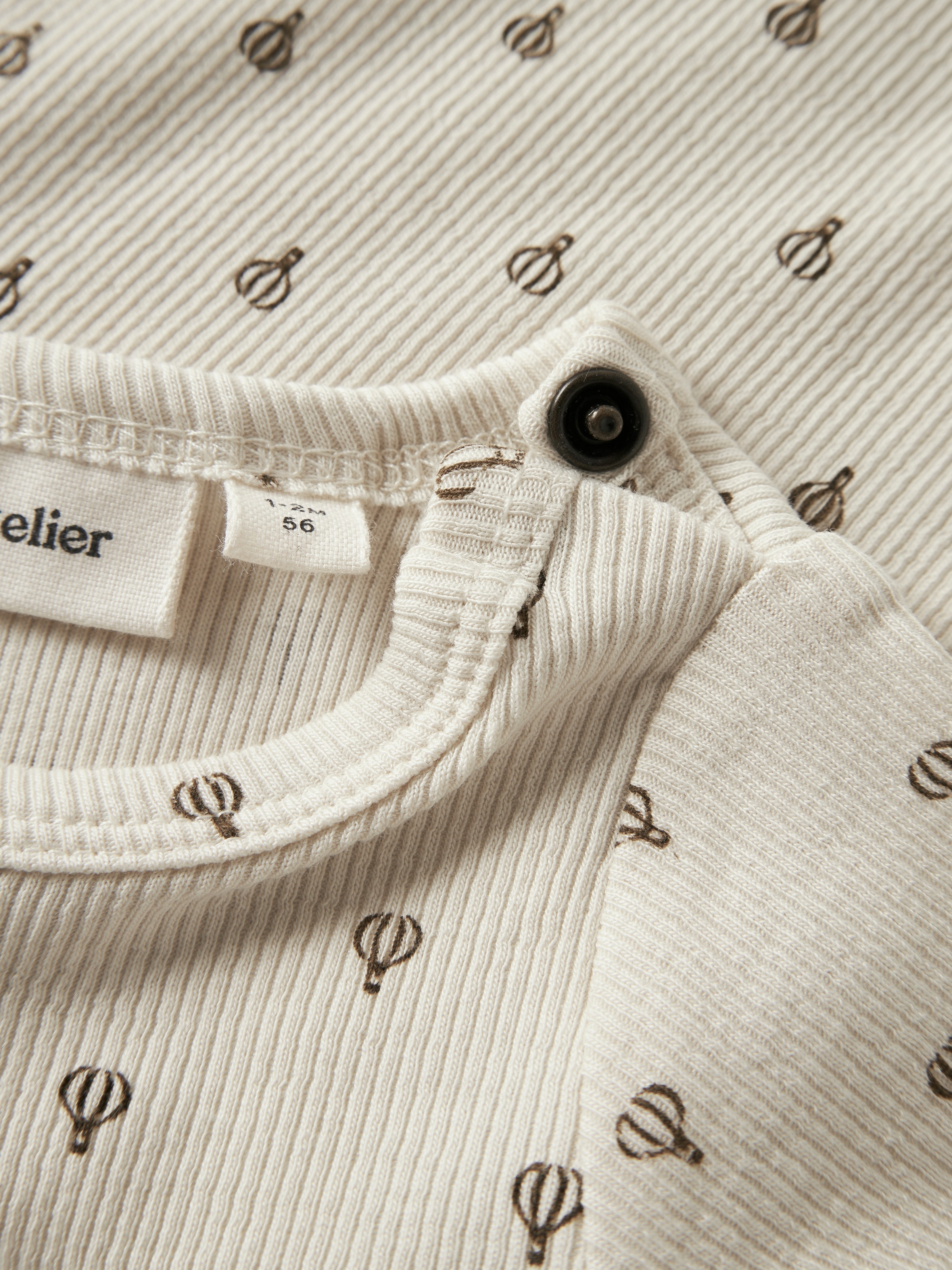 Lil' Atelier Langarmbody »NBNGAGO KIM LS SLIM BODY LIL NOOS« Baumwollmischung