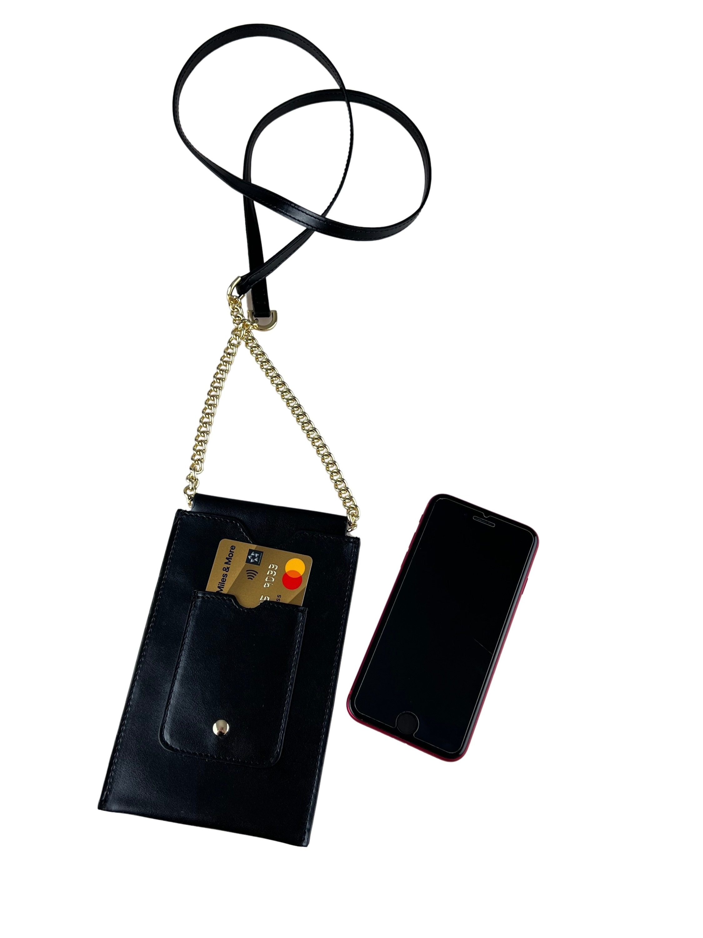COLLEZIONE ALESSANDRO Umhängetasche »Handytasche«, aus Leder, mit Kreditkartenfach