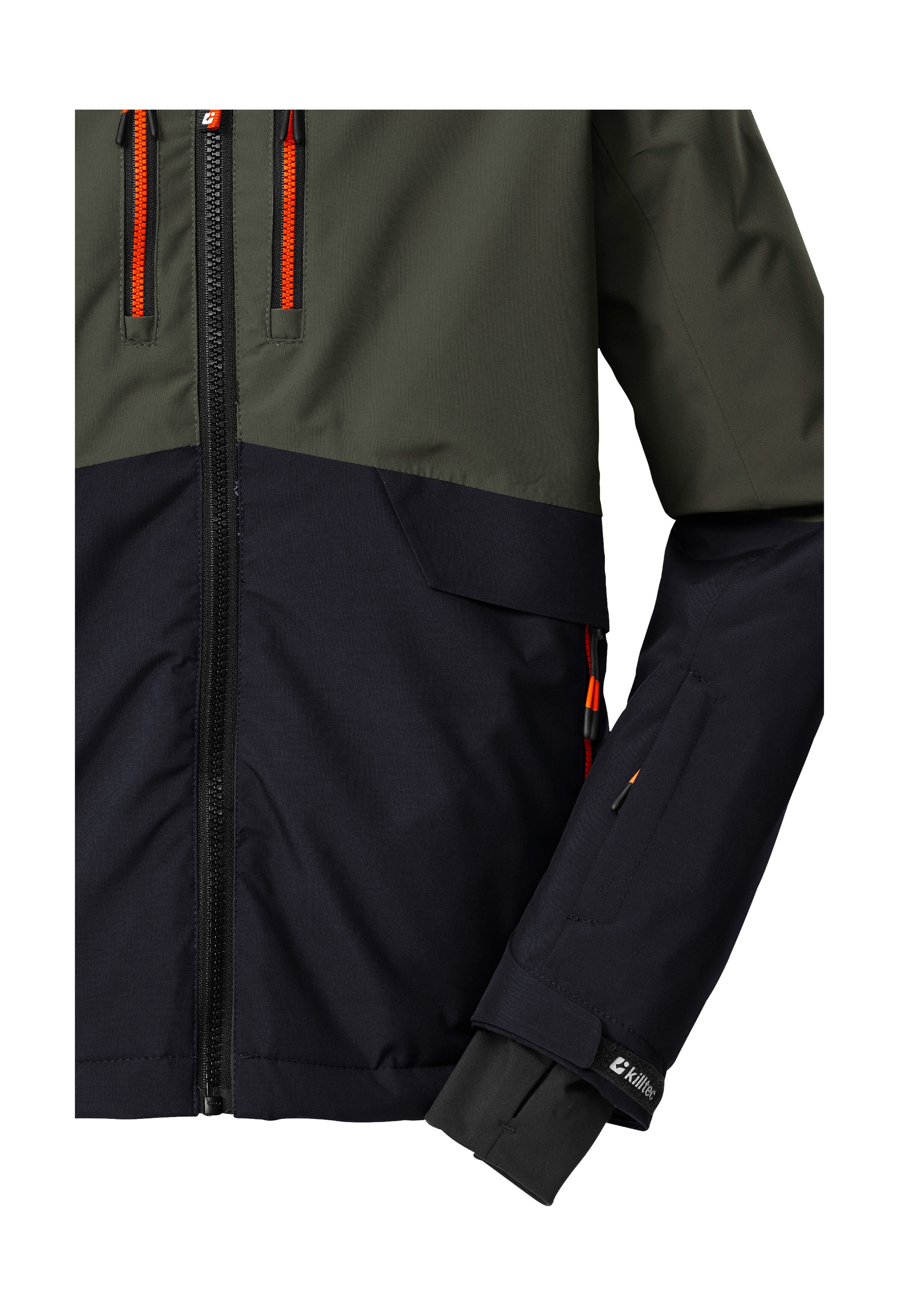 Killtec Skijacke »KSW 201 BYS SKI JCKT«, Stylische, wasser- und winddichte Skijacke mit reflektierenden Details
