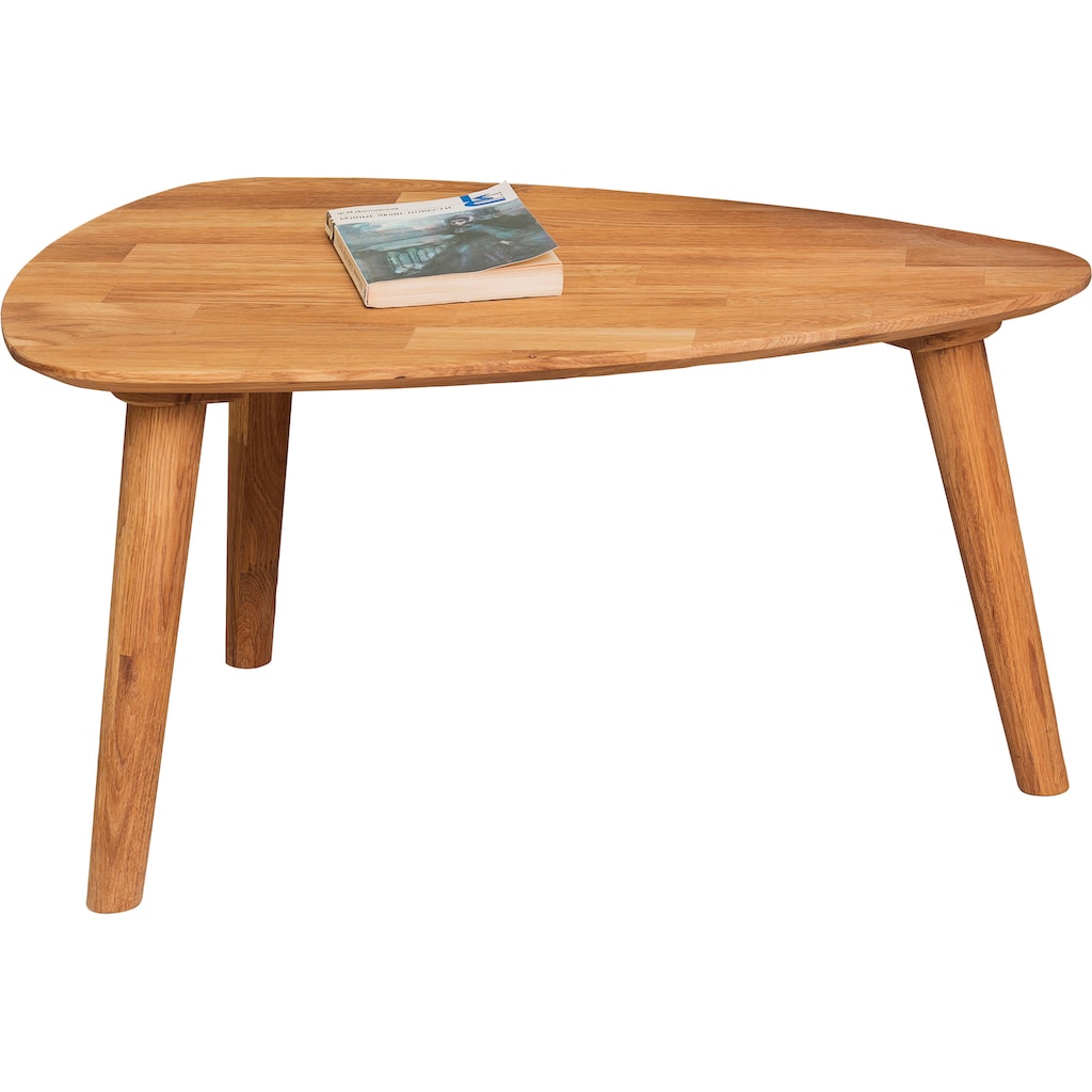 Wohnen Tische andas Couchtisch »Scandi«, aus schönem massivem Eichenholz, mit einer pflegeleichten Oberfläche 
