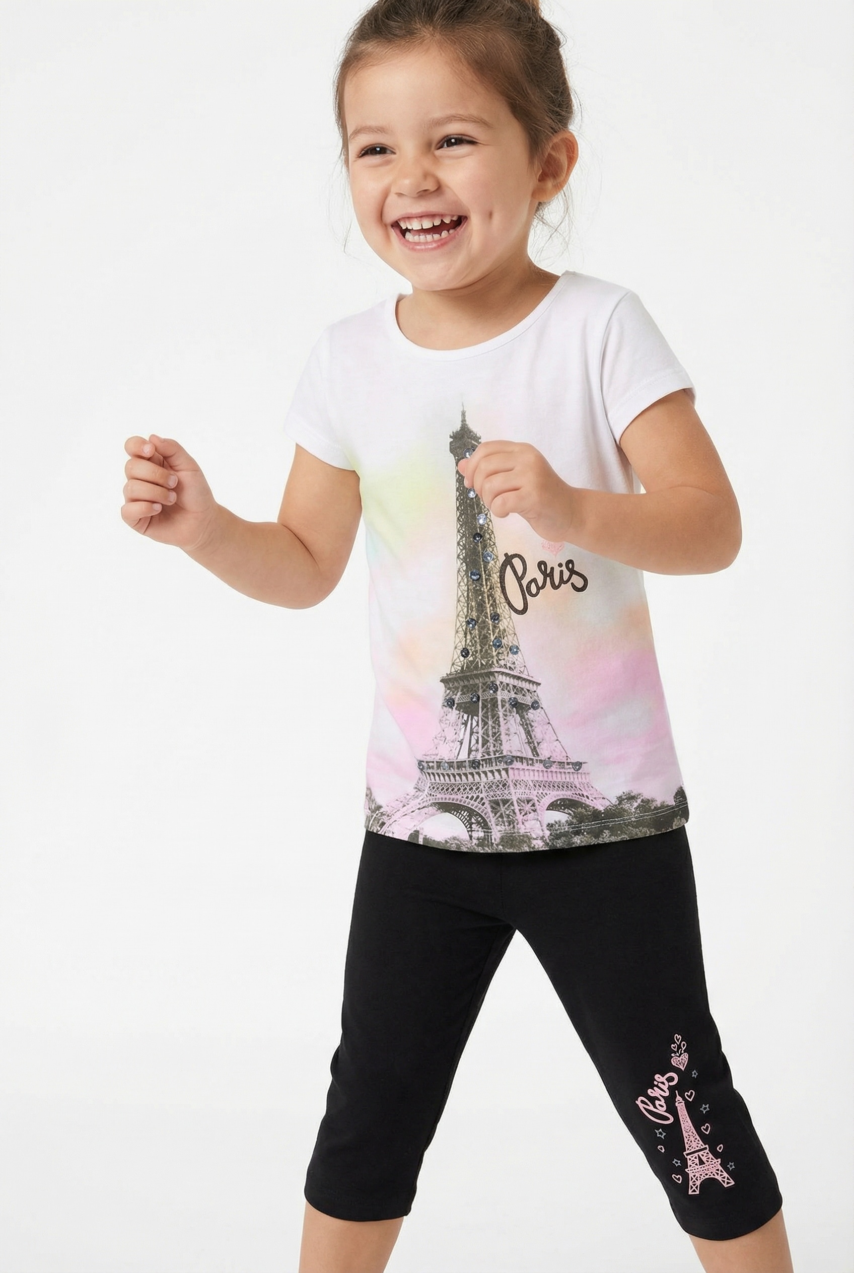 bonprix Set, 2 Stk. Slim Fit, Kurzarm, aus Baumwolle und Elasthan
