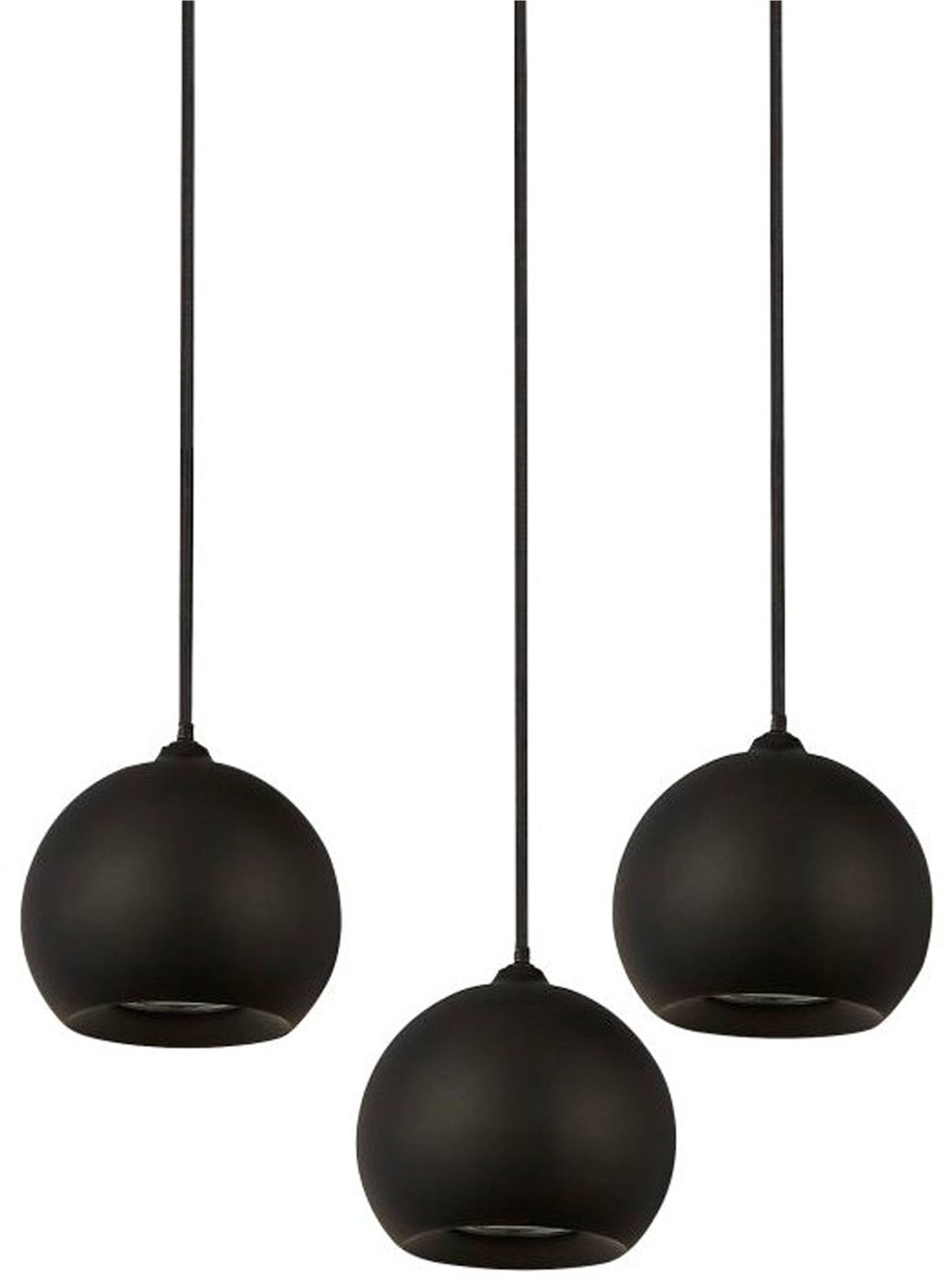 Searchlight Hängeleuchte »Eindhoven 3Lt Pendant  - Sand Black Metal« GU10 1 Stk.