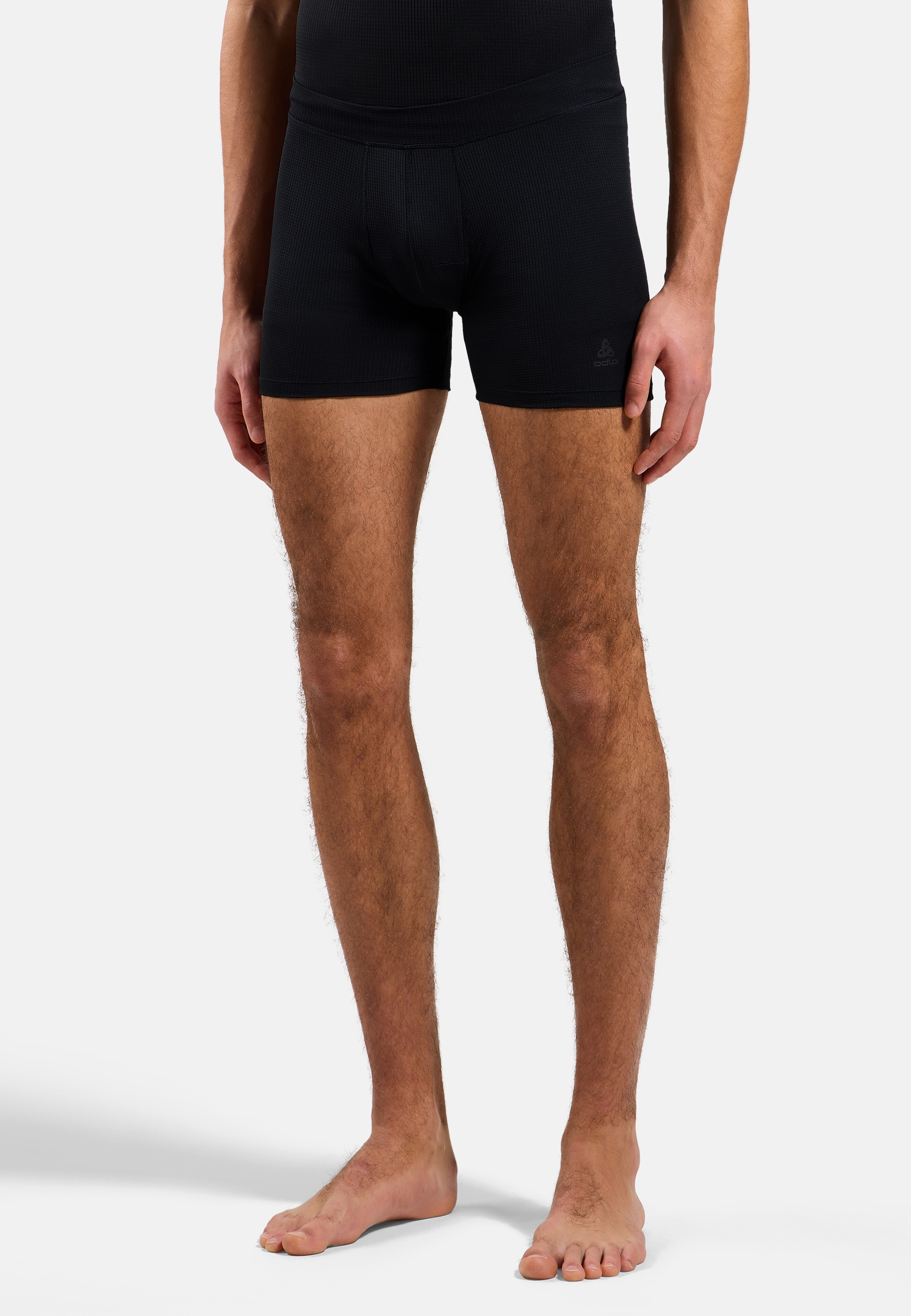 ODLO Herren Boxershorts "Boxer-ACTIVE LIGHT", Gr. M, schwarz, Obermaterial: 96% Polyester, 4% Elasthan, Unterhosen, extrem leichtes Mischgewebe,