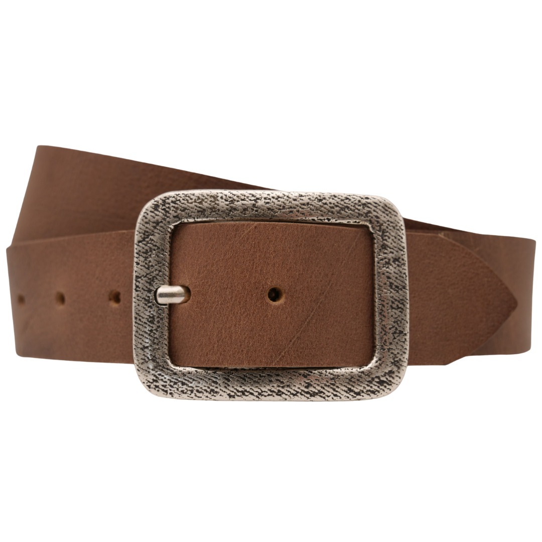 Ledergürtel ANNAMATONI "AnnaMatoni Ledergürtel Tea Ledergürtel Tea", Damen, Gr. TW105 - 120cm Gesamtlänge, beige (taupe 600), 100% Leder, Gürtel Ledergürtel