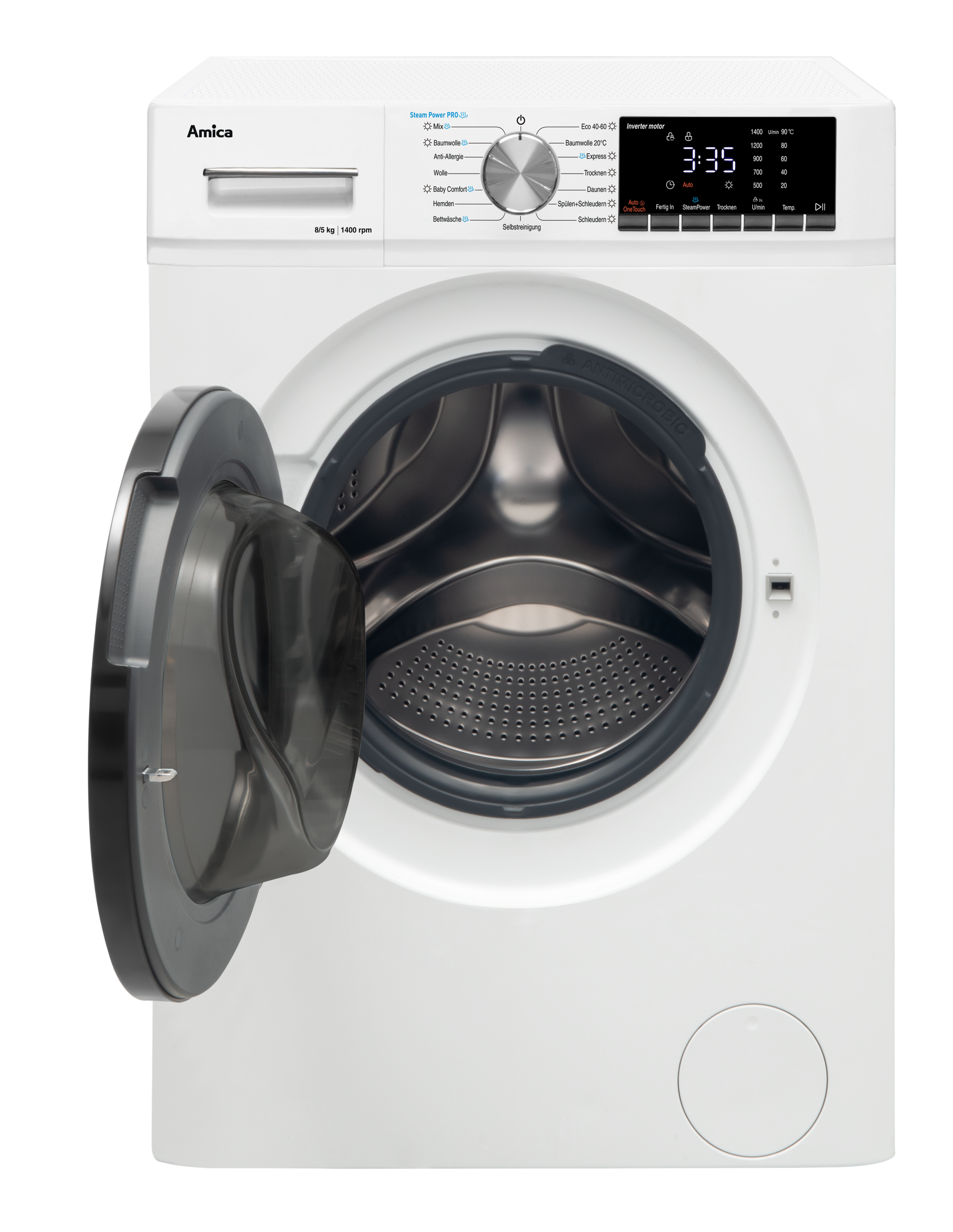 Amica Waschtrockner »WAT 404 600« 8 kg /8 kg 76 dB(A) Waschen & Trocknen in einem – maximaler Komfort