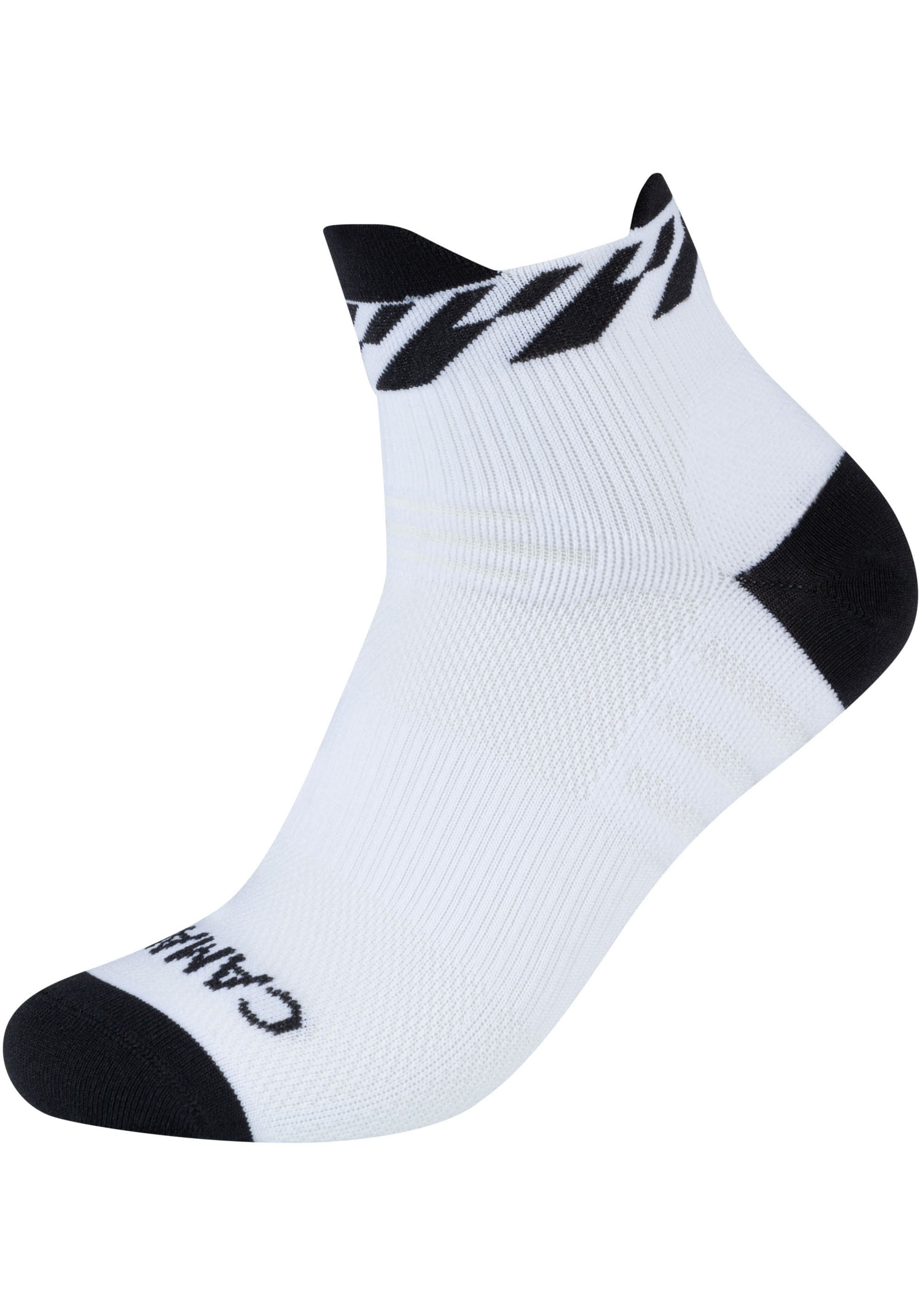 Camano Kurzsocken »function«, (3 Paar), mit kontrastfarbener Zehenpartie und Ferse