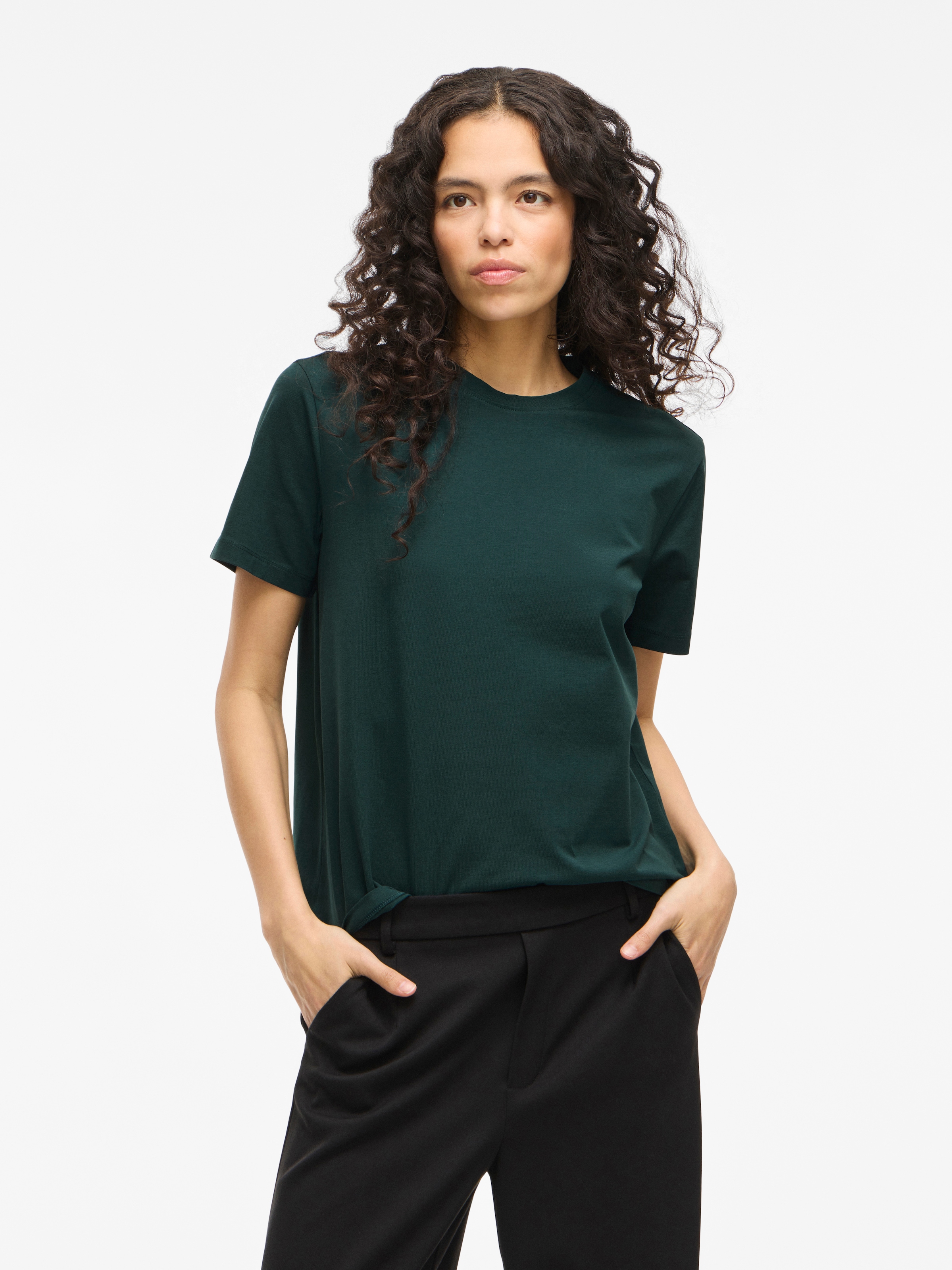 Vila Kurzarmshirt "VINORA S/S T-SHIRT - NOOS" günstig online kaufen