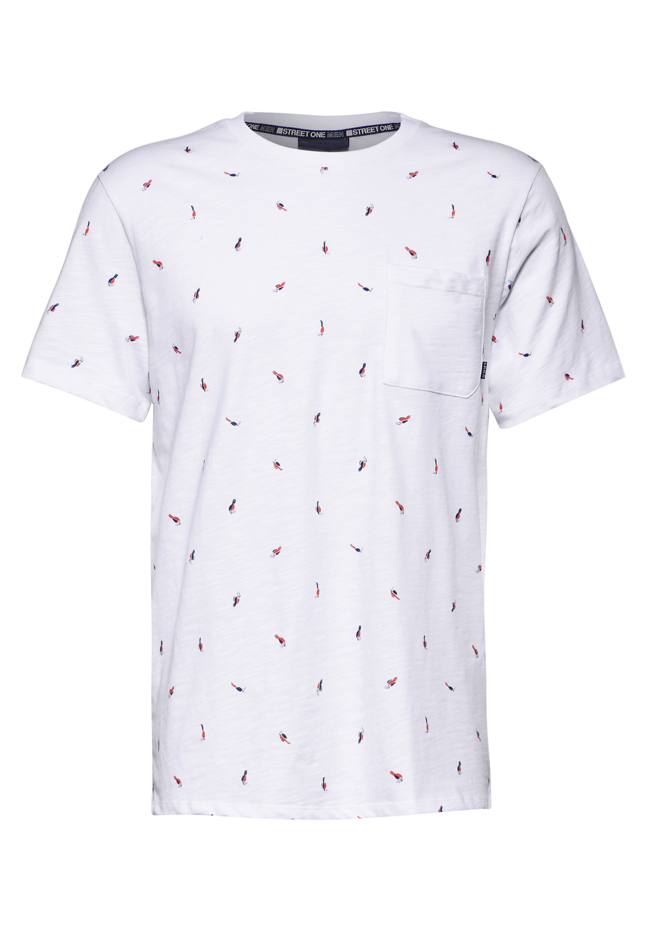 STREET ONE MEN T-Shirt, aus reiner Baumwolle