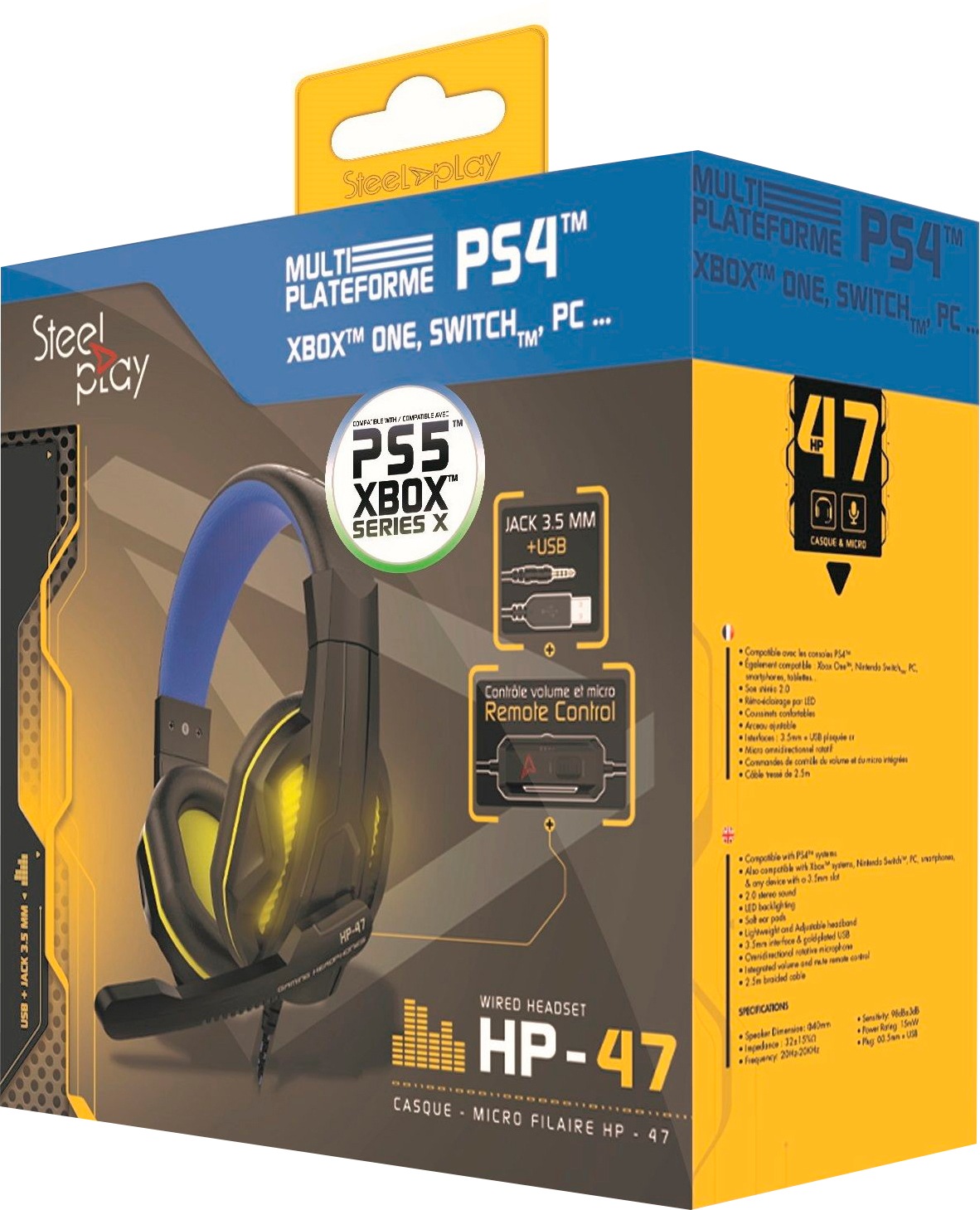 Steelplay Gaming-Headset »HP47«