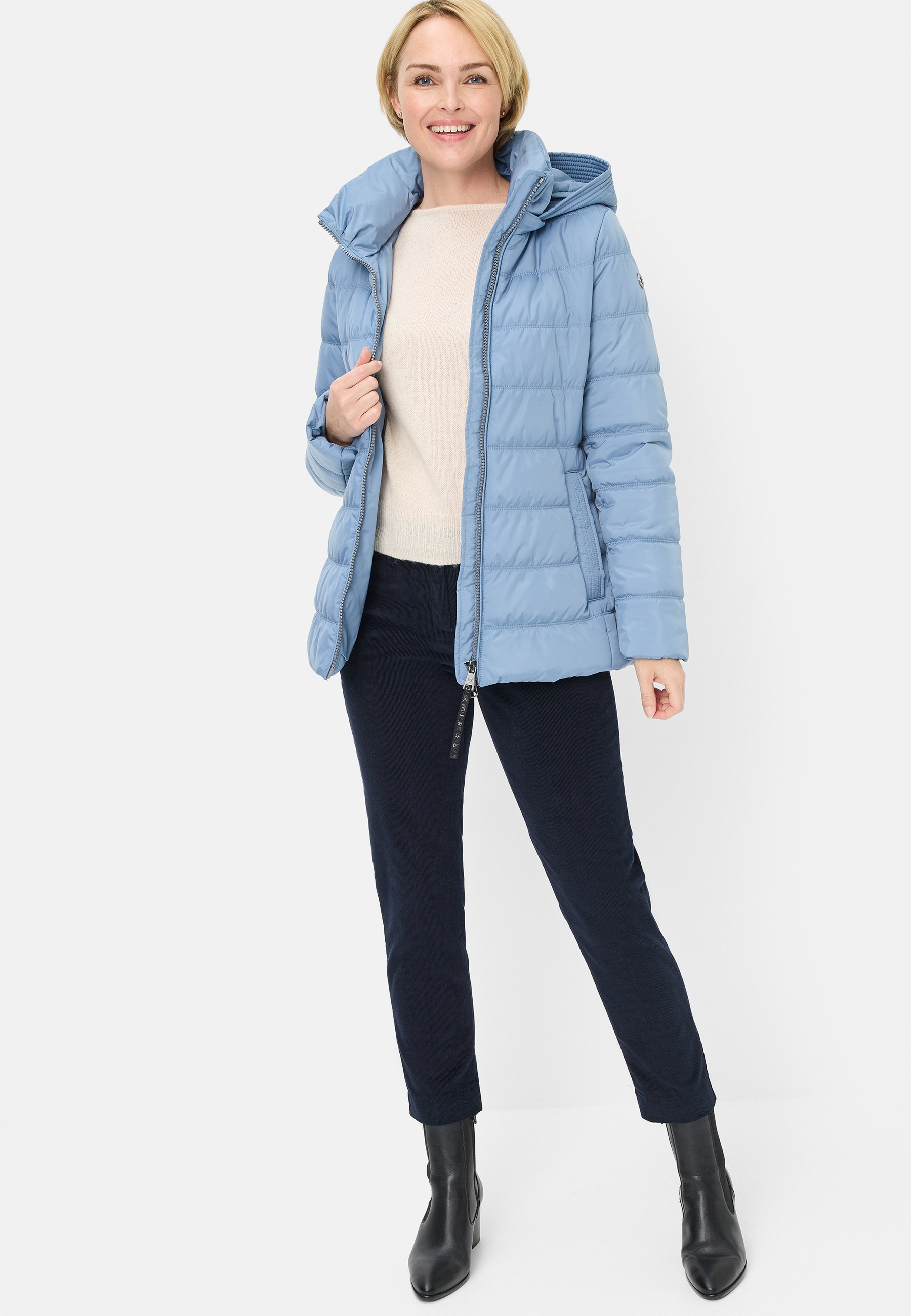 Fuchs Schmitt Steppjacke mit Kapuze abnehmbare Kapuze, Regular Fit