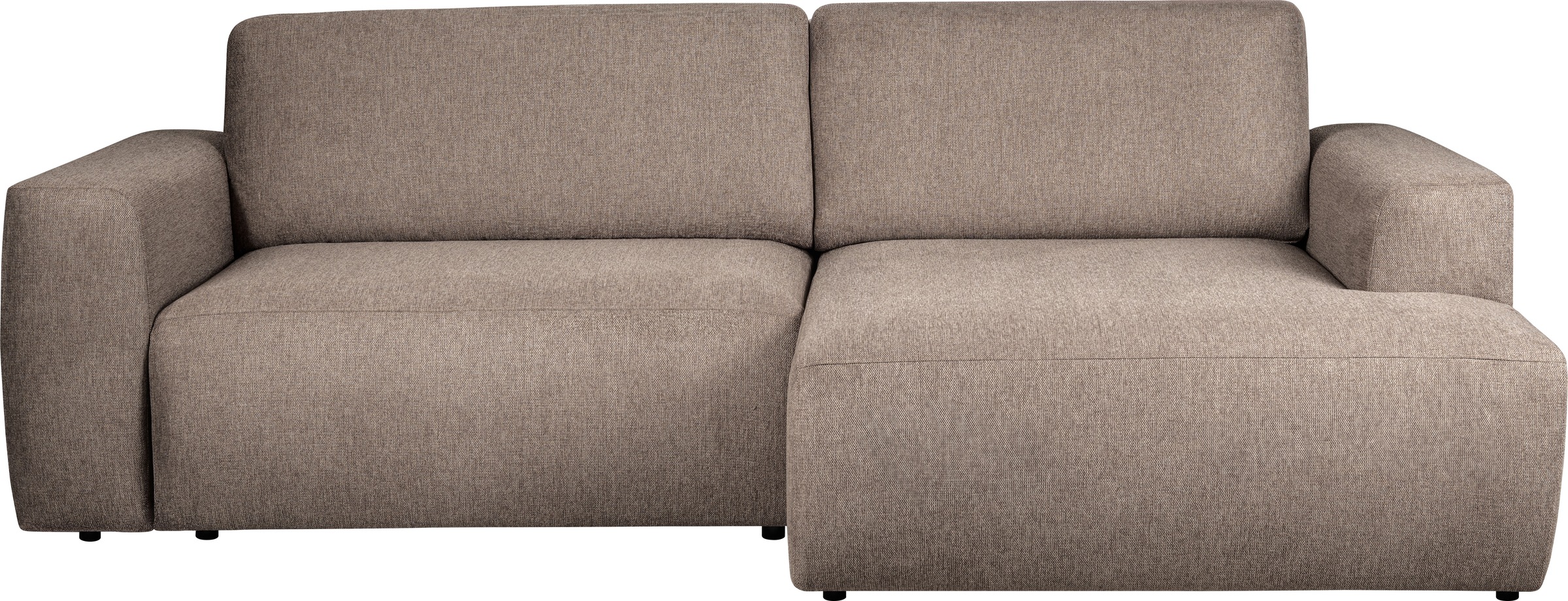 Home affaire Schlafsofa "Noord Schlafecksofa, Breite 250 cm" Cord, Struktur günstig online kaufen