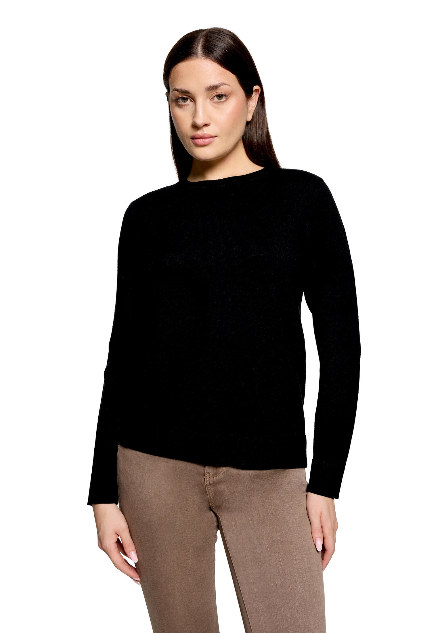 Betty Barclay Women's Knit Pullover Black 40 4