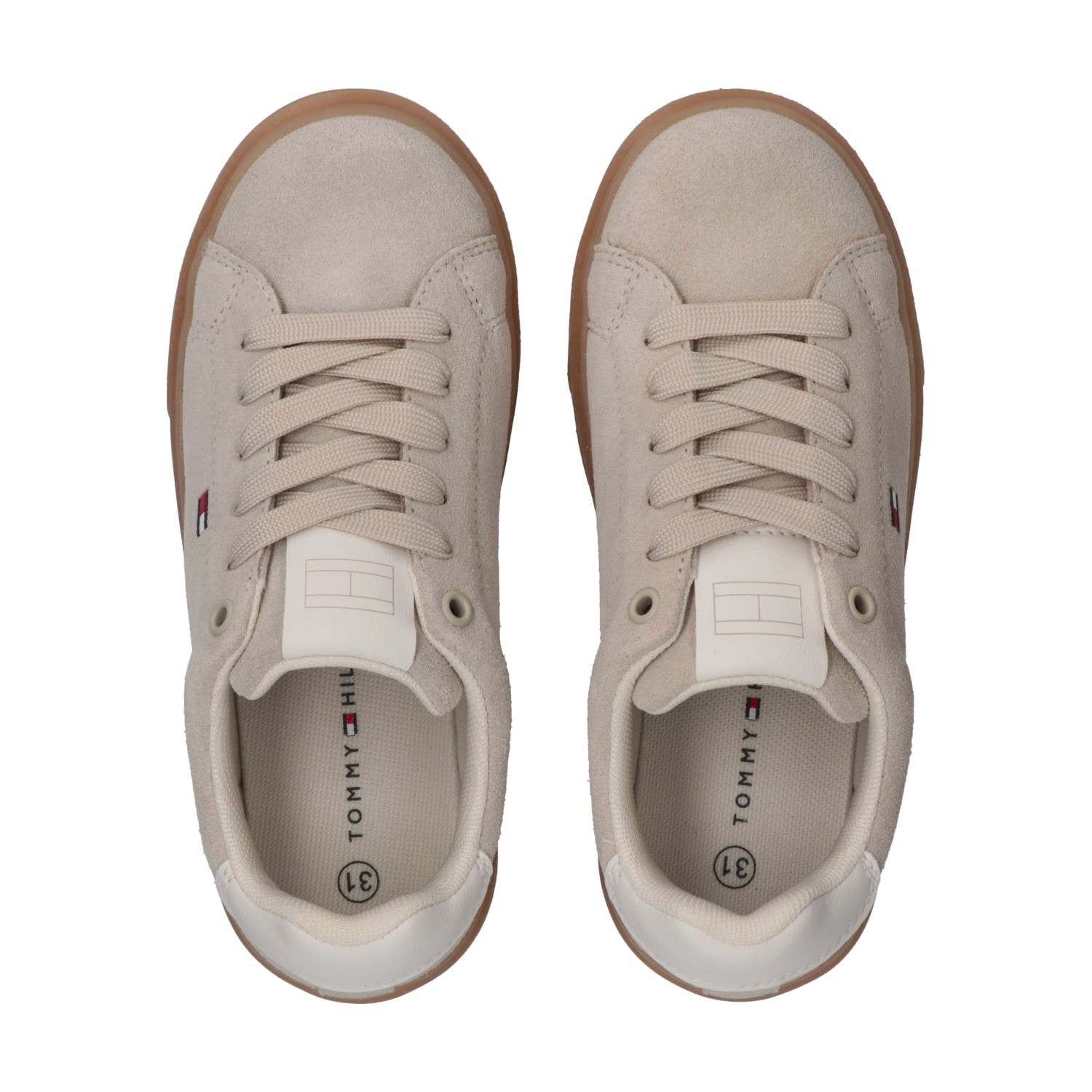 Tommy Hilfiger Sneaker  Retro Sneaker, Schnürschuh, Halbschuh mit steitlicher Logostickerei