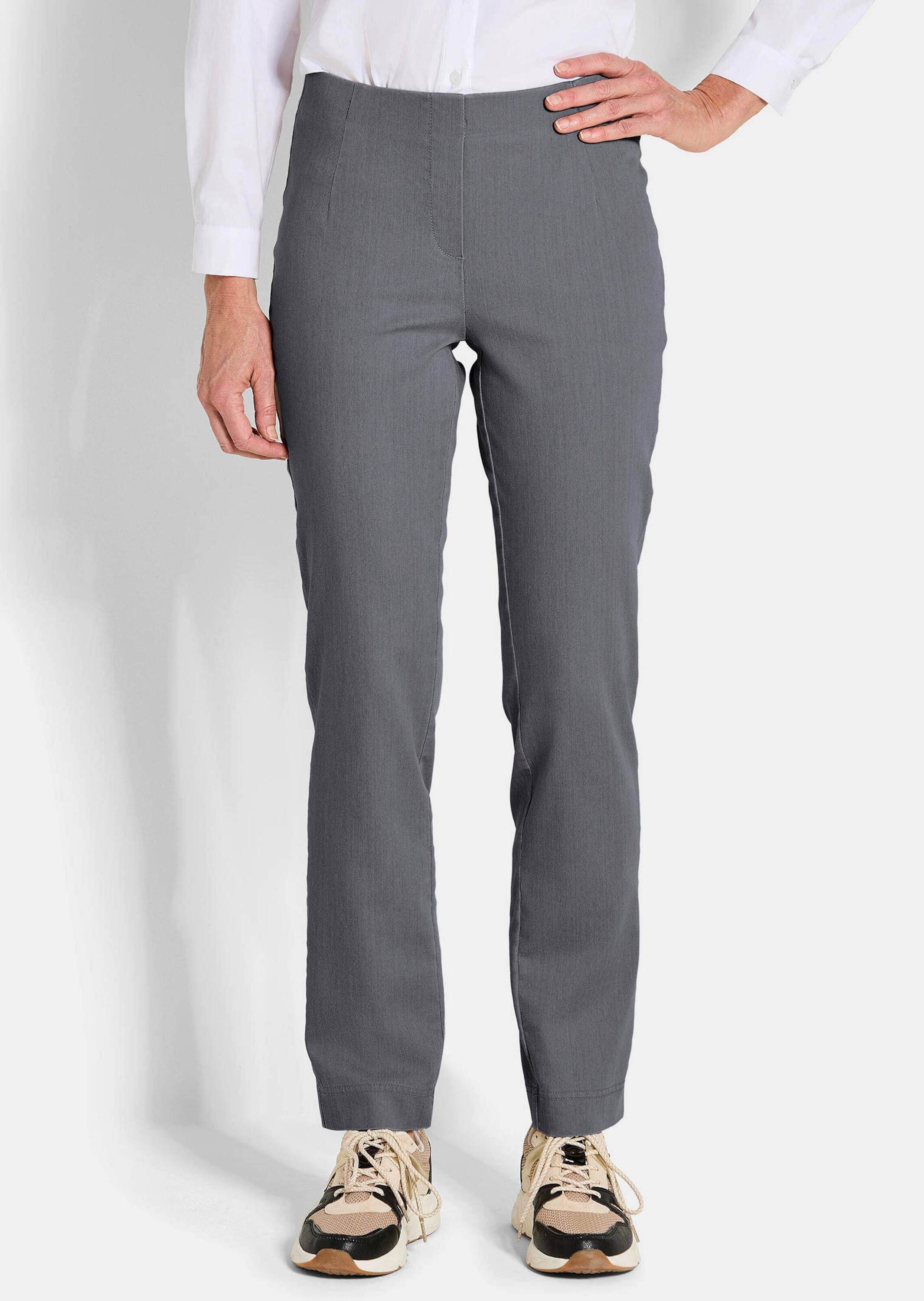 Thumbnail - GOLDNER Chinohose "Kurzgröße Bengalinhose LOUISA in Denim-Optik"