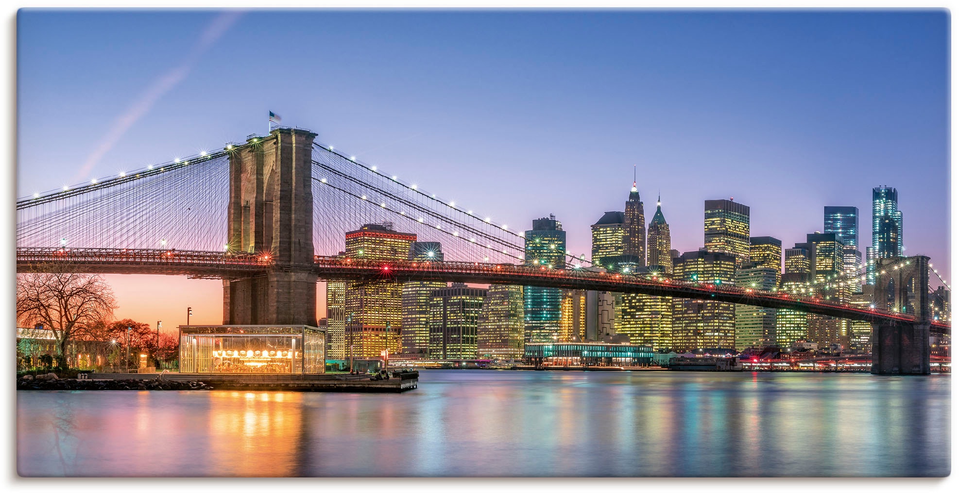 Artland Wandbild »Skyline New York City«, New York, (1 St.), als Alubild,  Leinwandbild, Wandaufkleber oder Poster in versch. Größen bestellen | BAUR