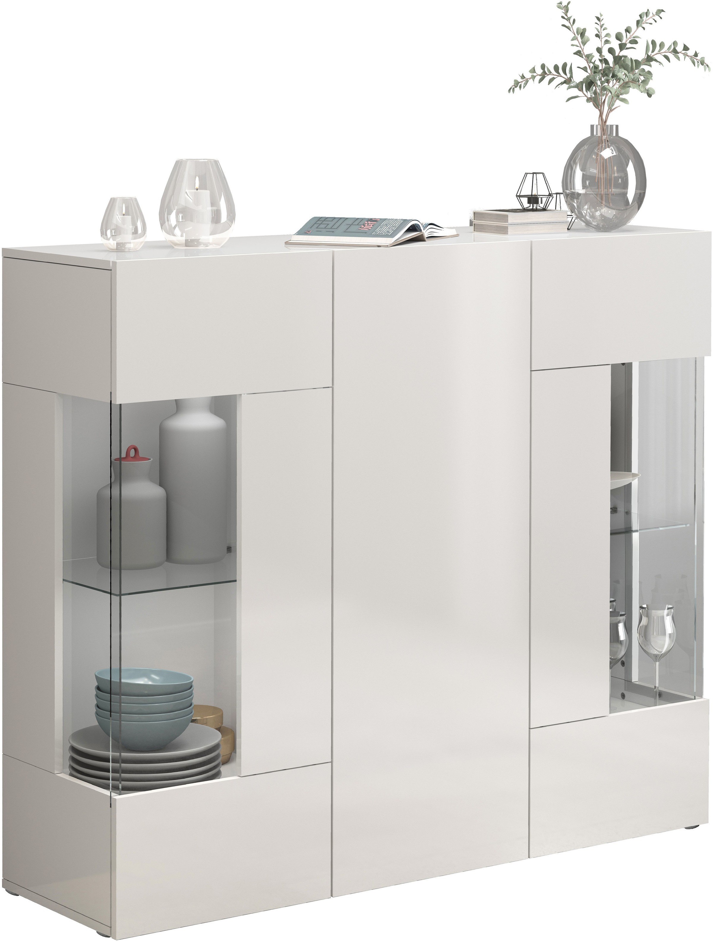 OTTO home Highboard "Egypt, Highboard, Hochschrank, Hochkommode, Vitrine" m günstig online kaufen