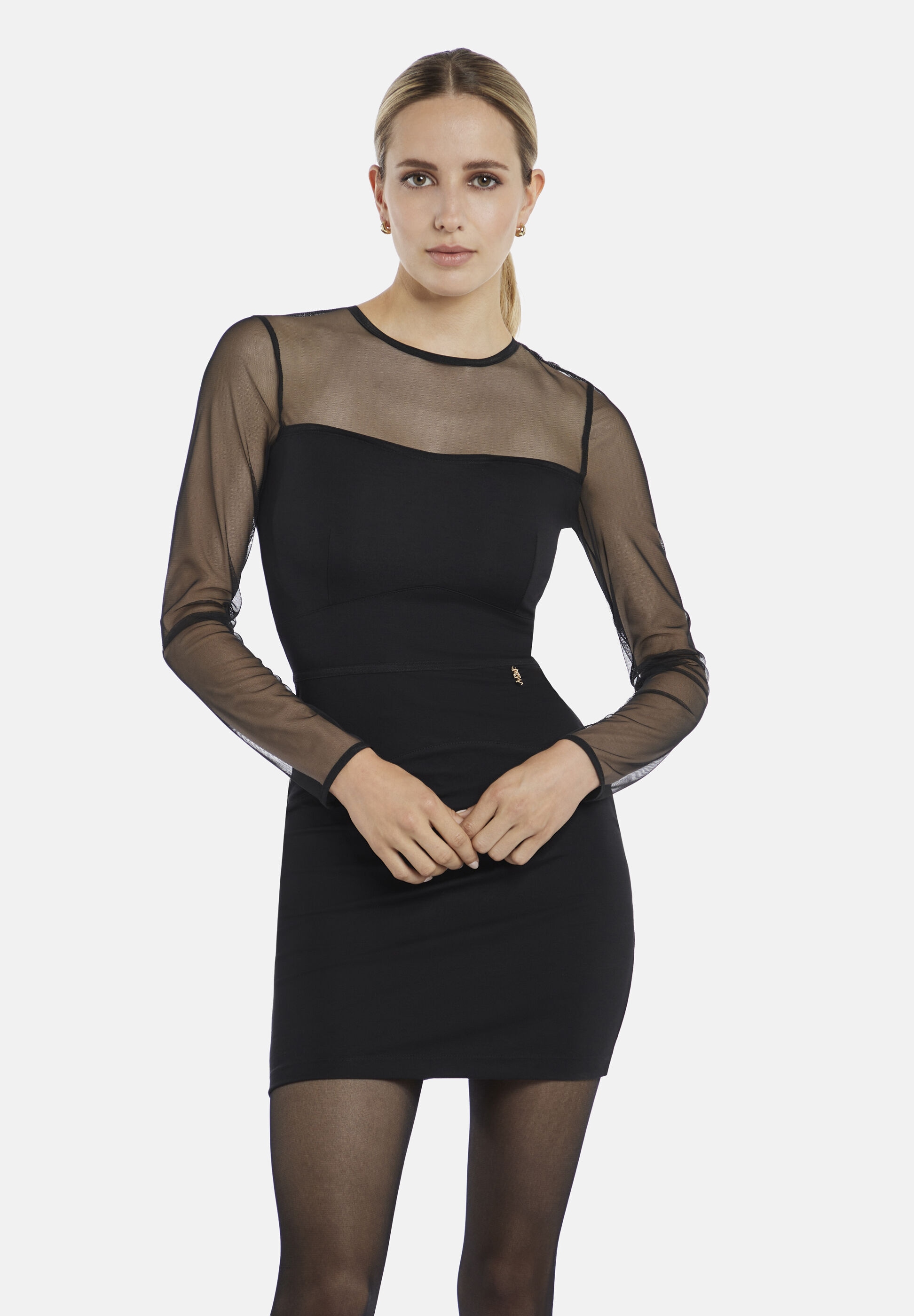 Nicowa Abendkleid »Nicowa Kleid MINIWA« Ohne Taschen mit Mesh-Einsätzen