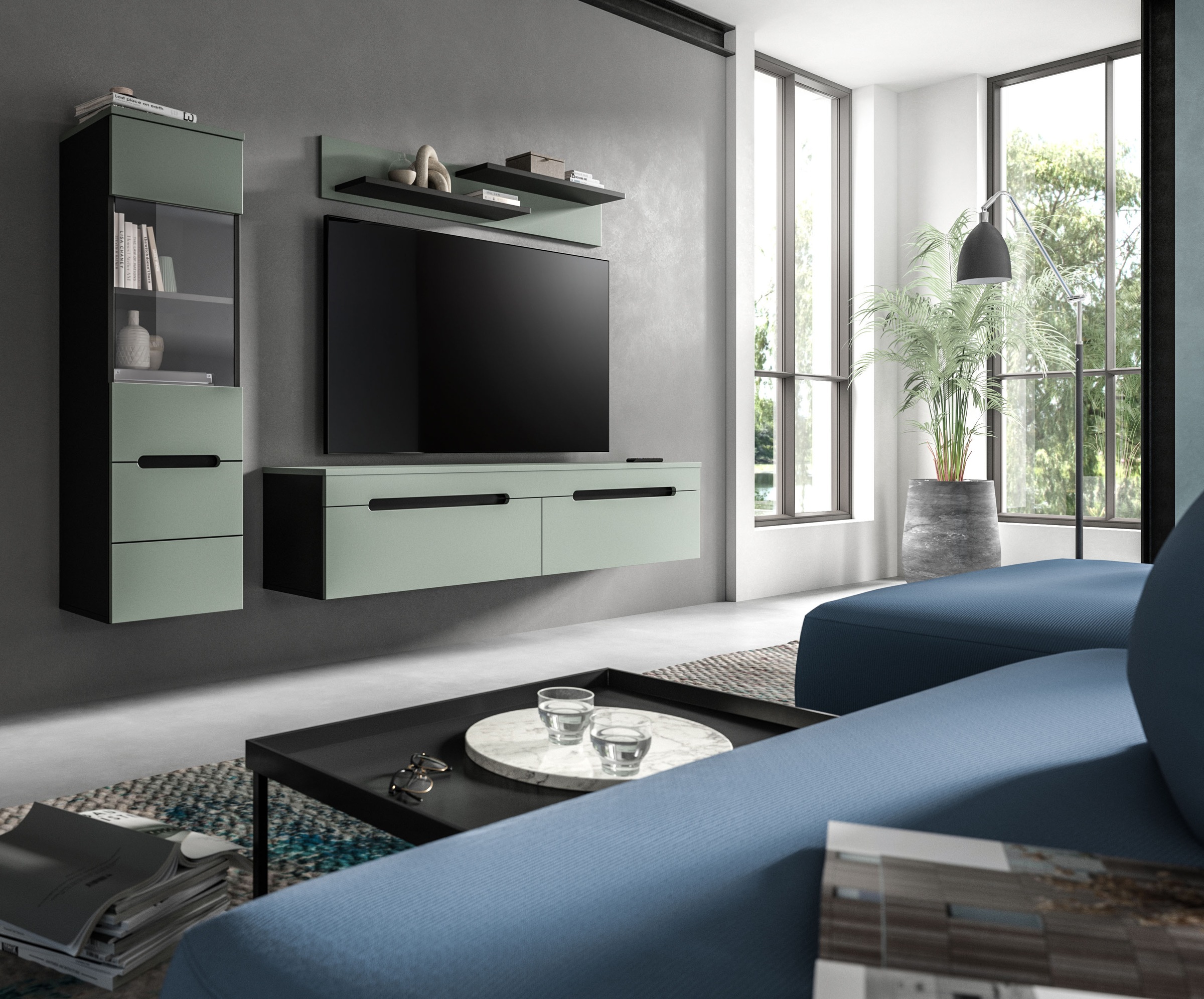 Home affaire Wohnwand "REHAT, TOPSELLER, 3-teilig, wahlweise stehend und hä günstig online kaufen