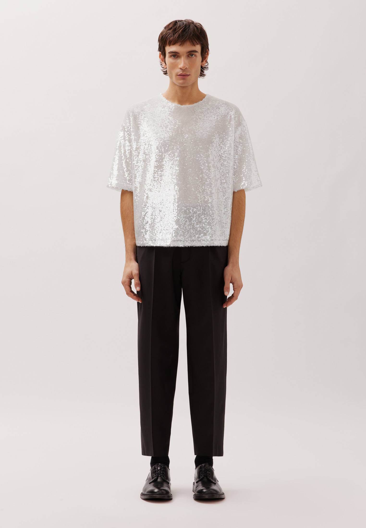 studio seidensticker T-Shirt "Studio" Ohne Arm Pailletten günstig online kaufen