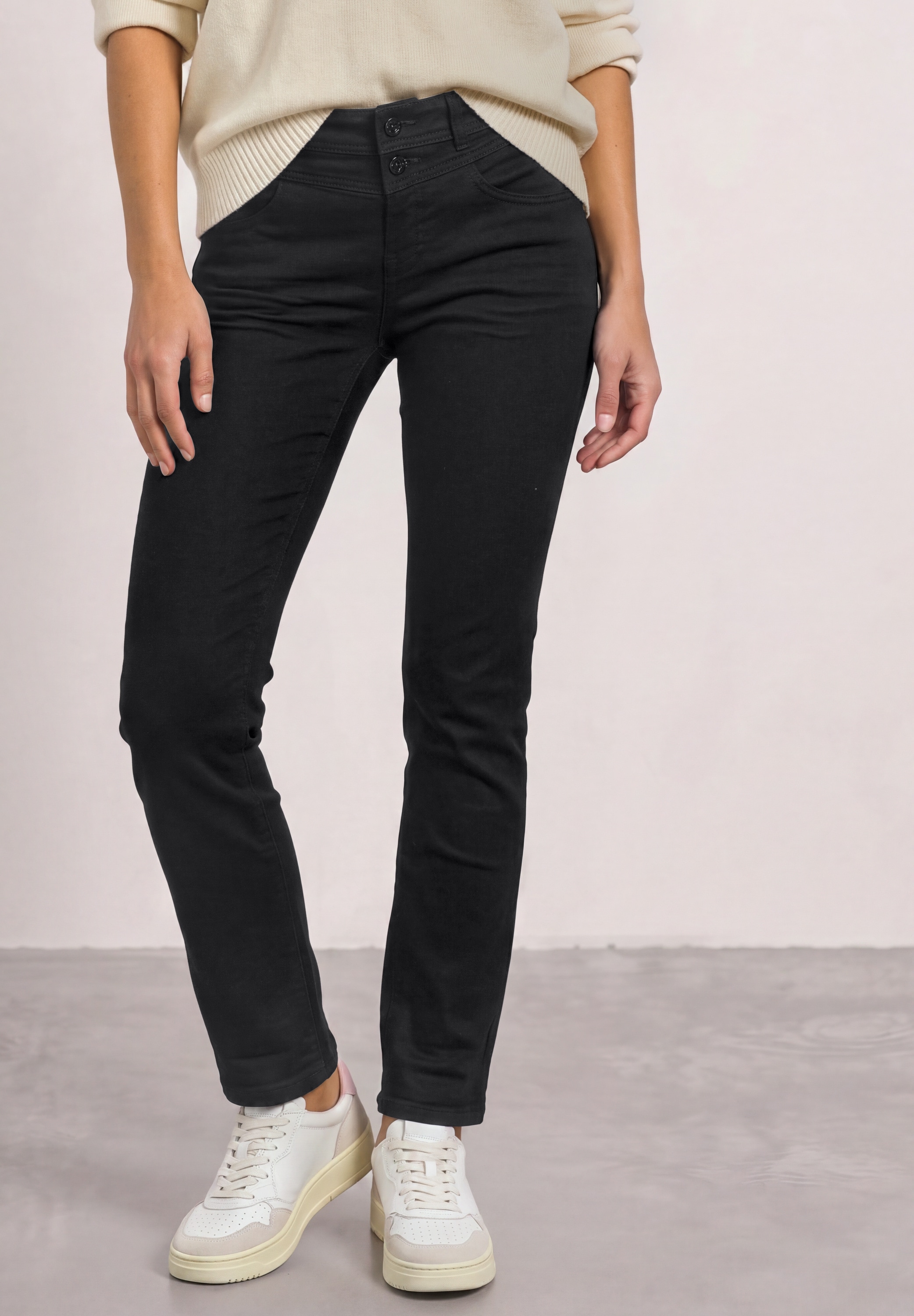 STREET ONE Comfort-fit-Jeans Middle Waist