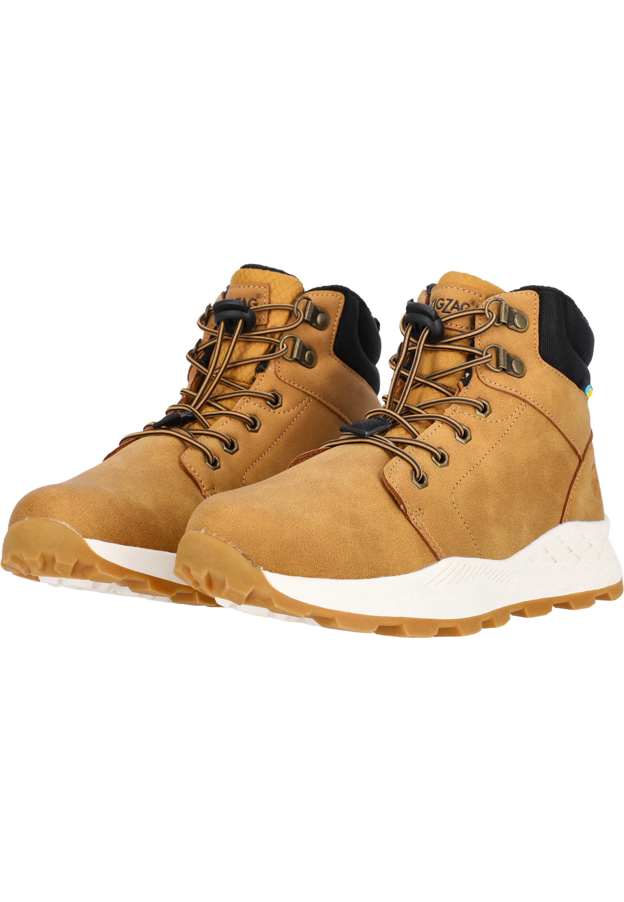 Stiefel ZIGZAG "Jurat", Mädchen, Gr. 35, braun, Kunstfaser, Polyurethane, Schuhe Stiefel, mit praktischem Schnellschnürsystem 3