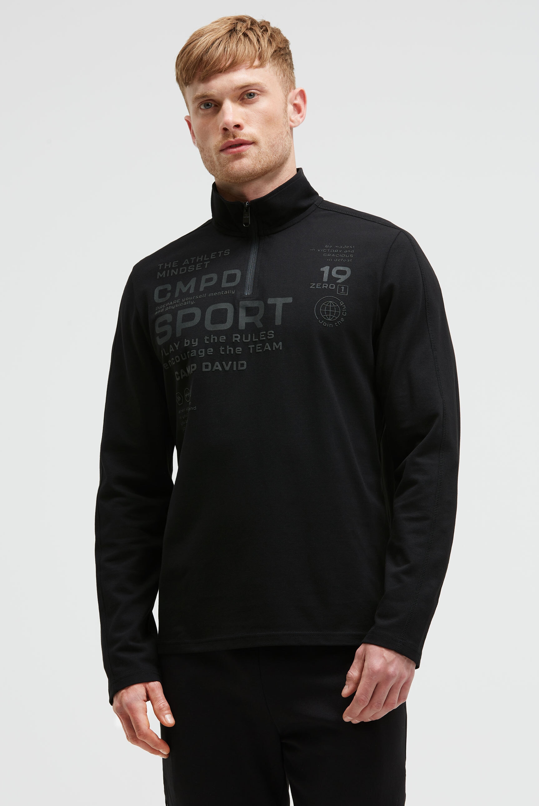 CAMP DAVID Langarmshirt, mit Baumwolle günstig online kaufen